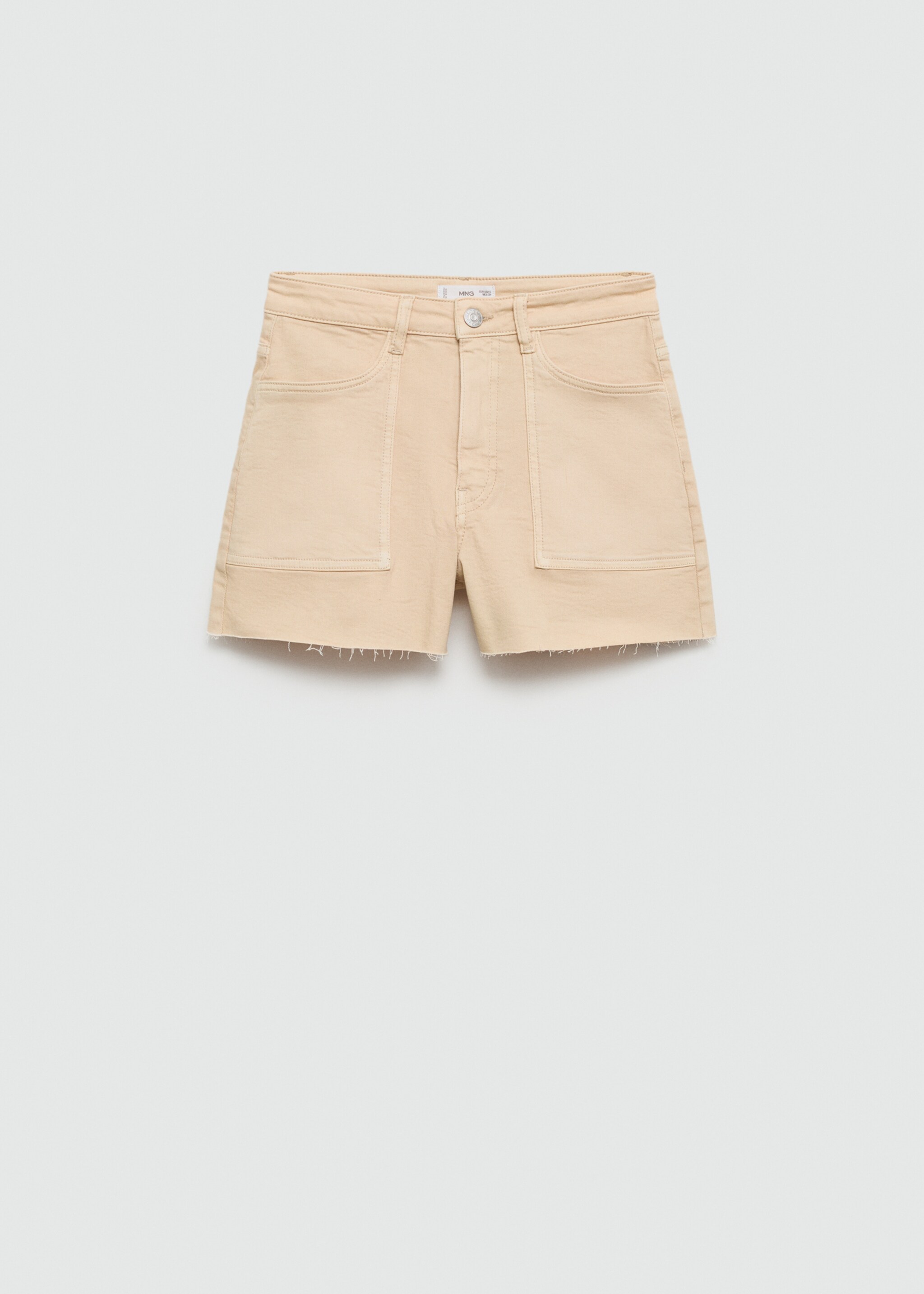 Cotton shorts with pockets - Article without model