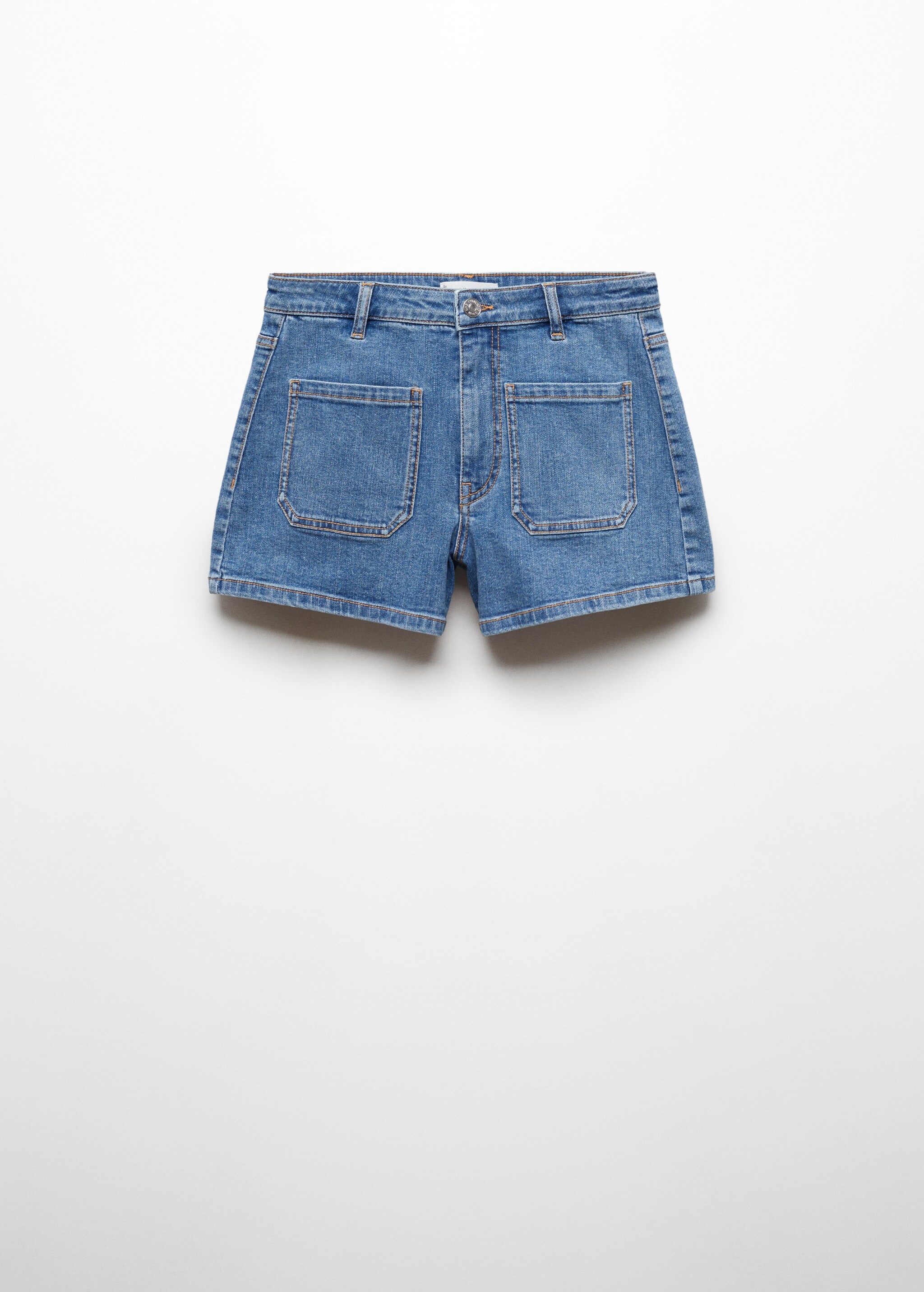 Denim shorts with pockets - Article without model
