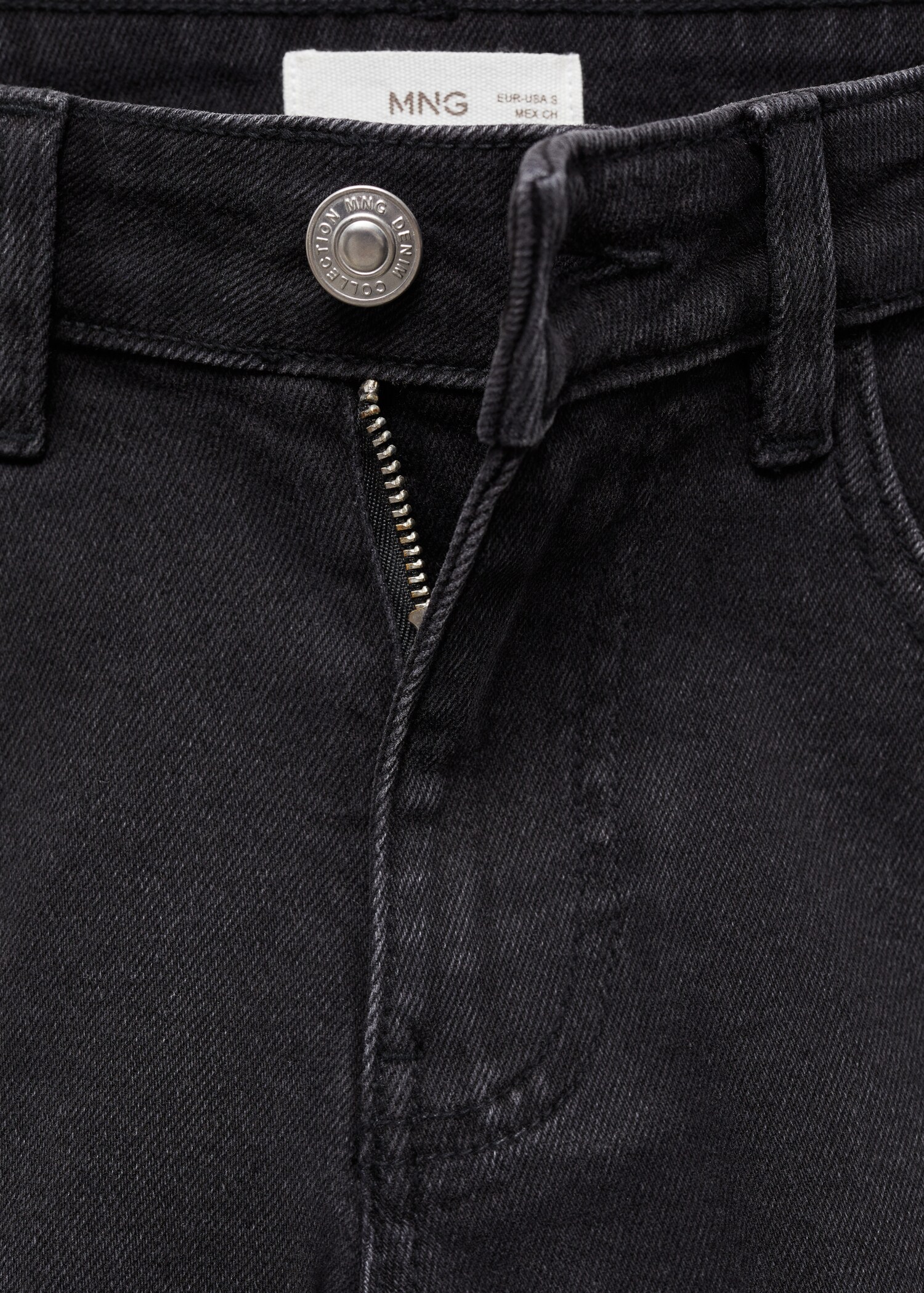 Medium-waist denim shorts - Details of the article 8