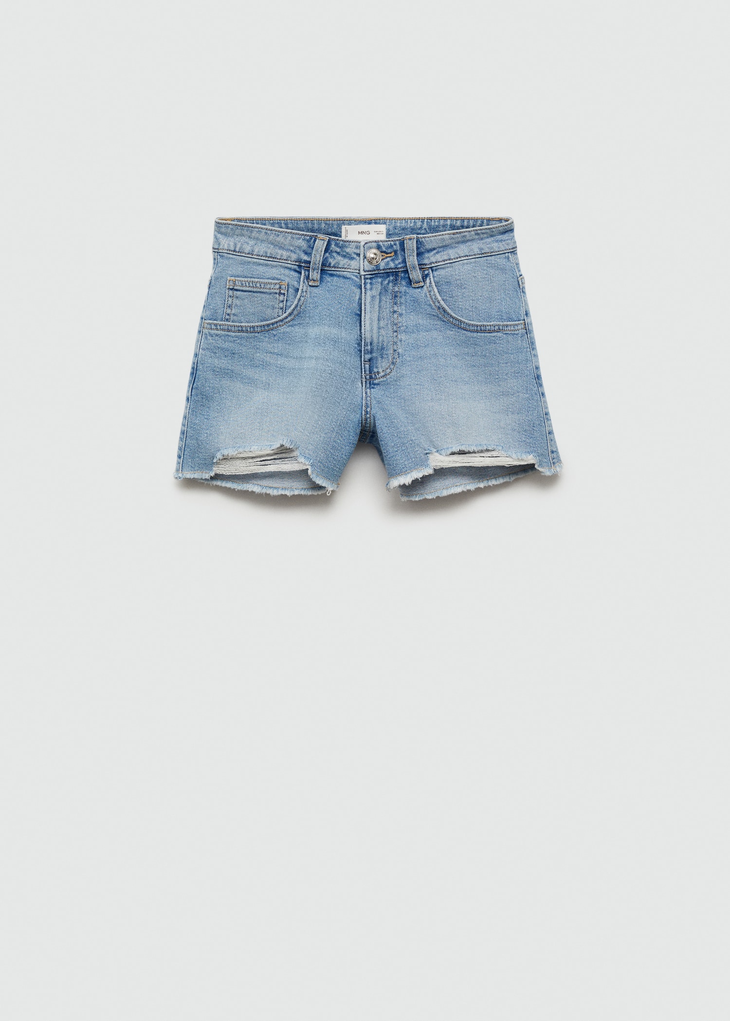 Broken denim shorts - Article without model