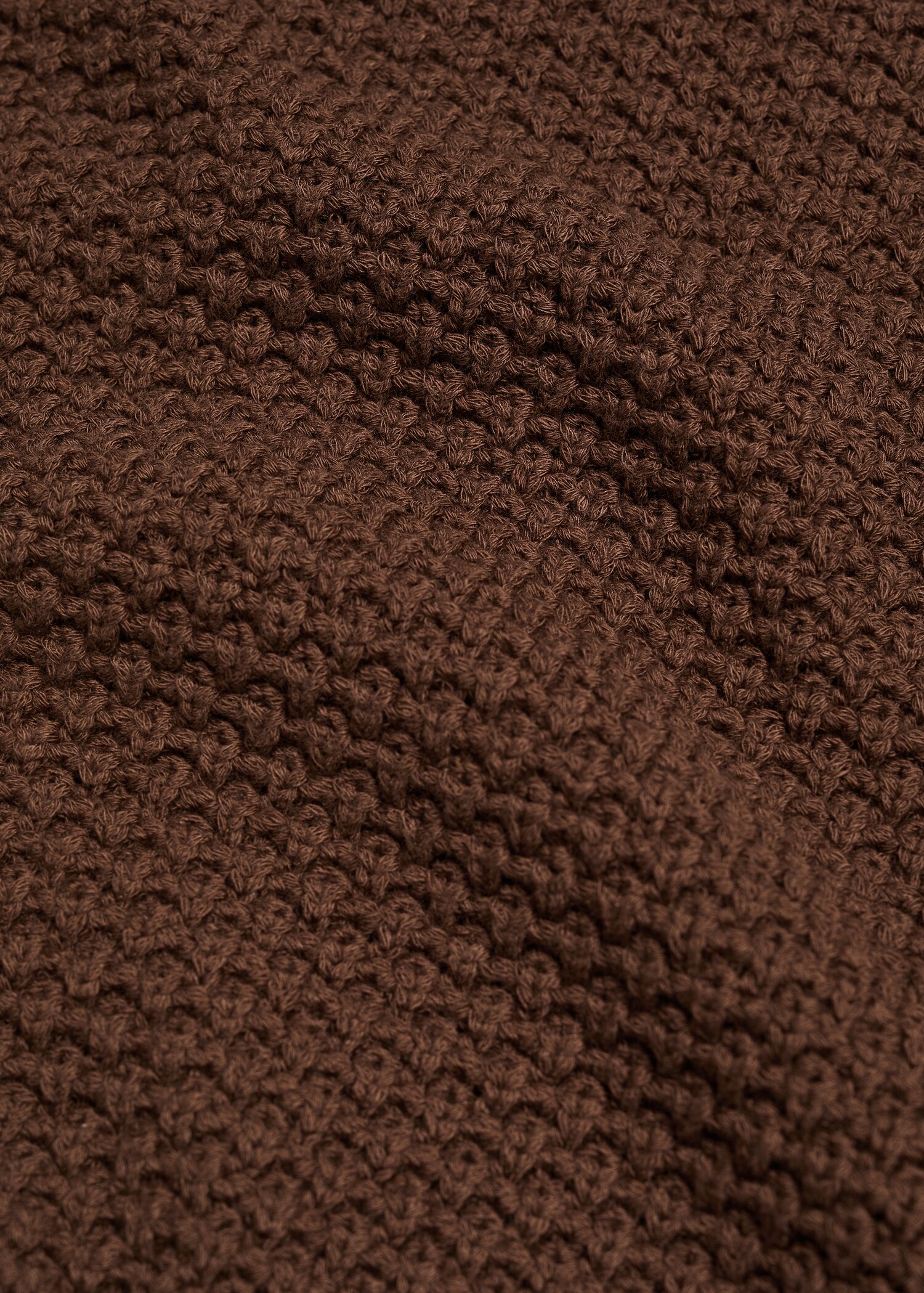 100% cotton braided knitted polo shirt - Details of the article 0