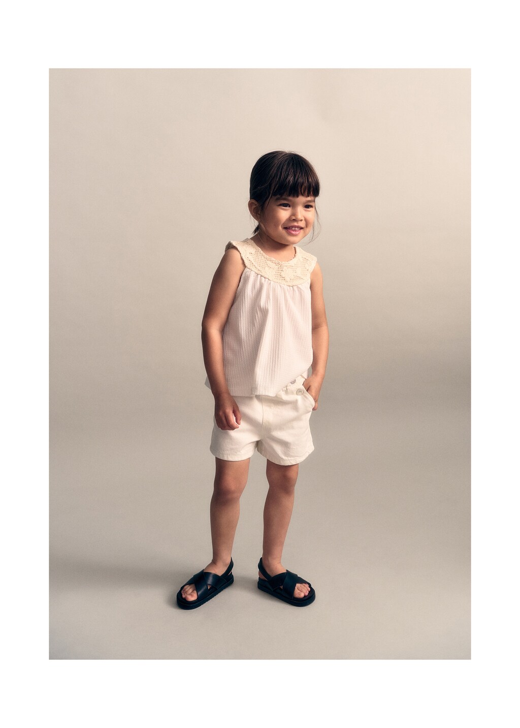 Short vaquero cintura elastica Ninos MANGO Espana Peninsula y Baleares