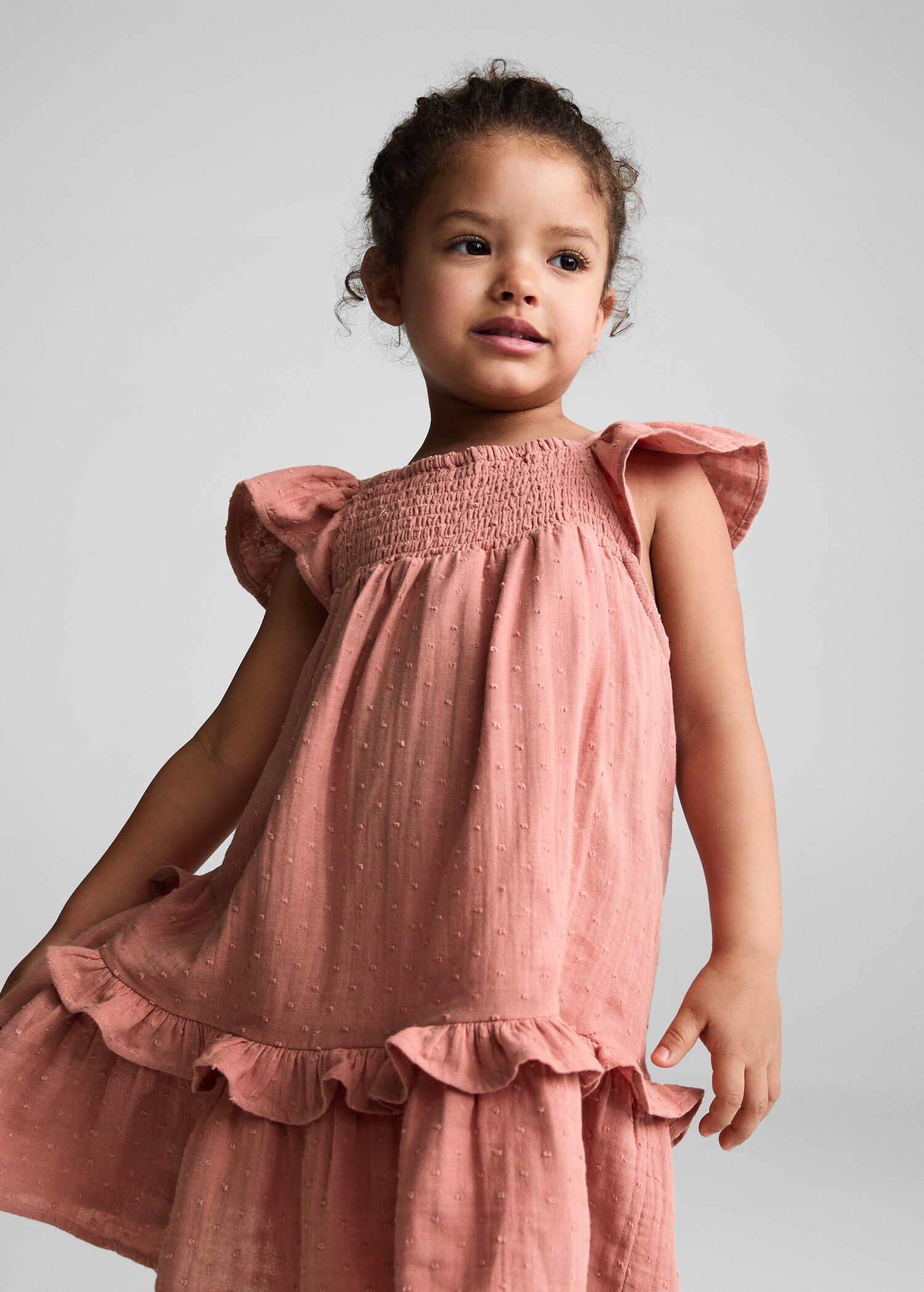 Robe plumetis coton - Plan moyen