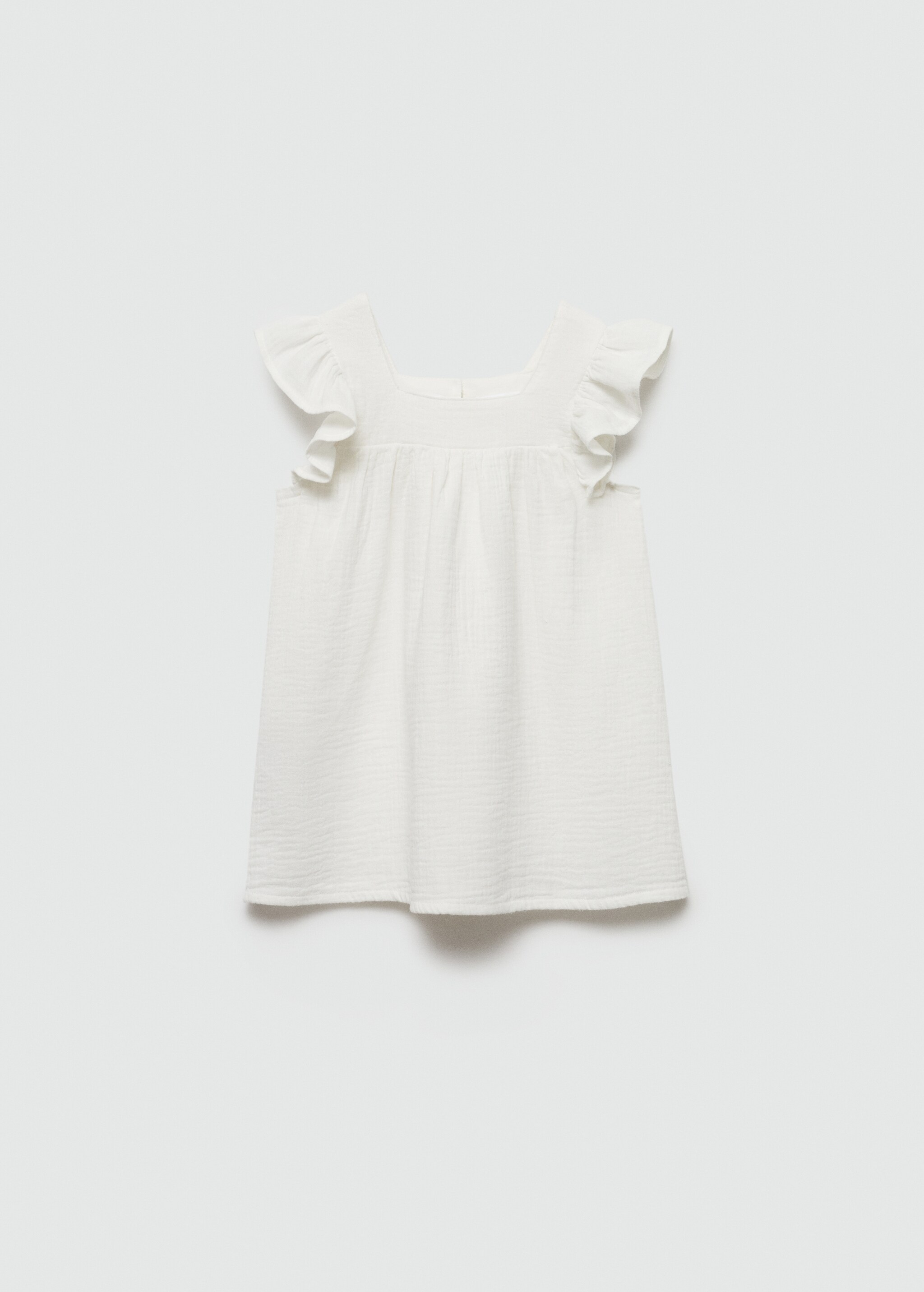 Frill cotton dress - Article without model