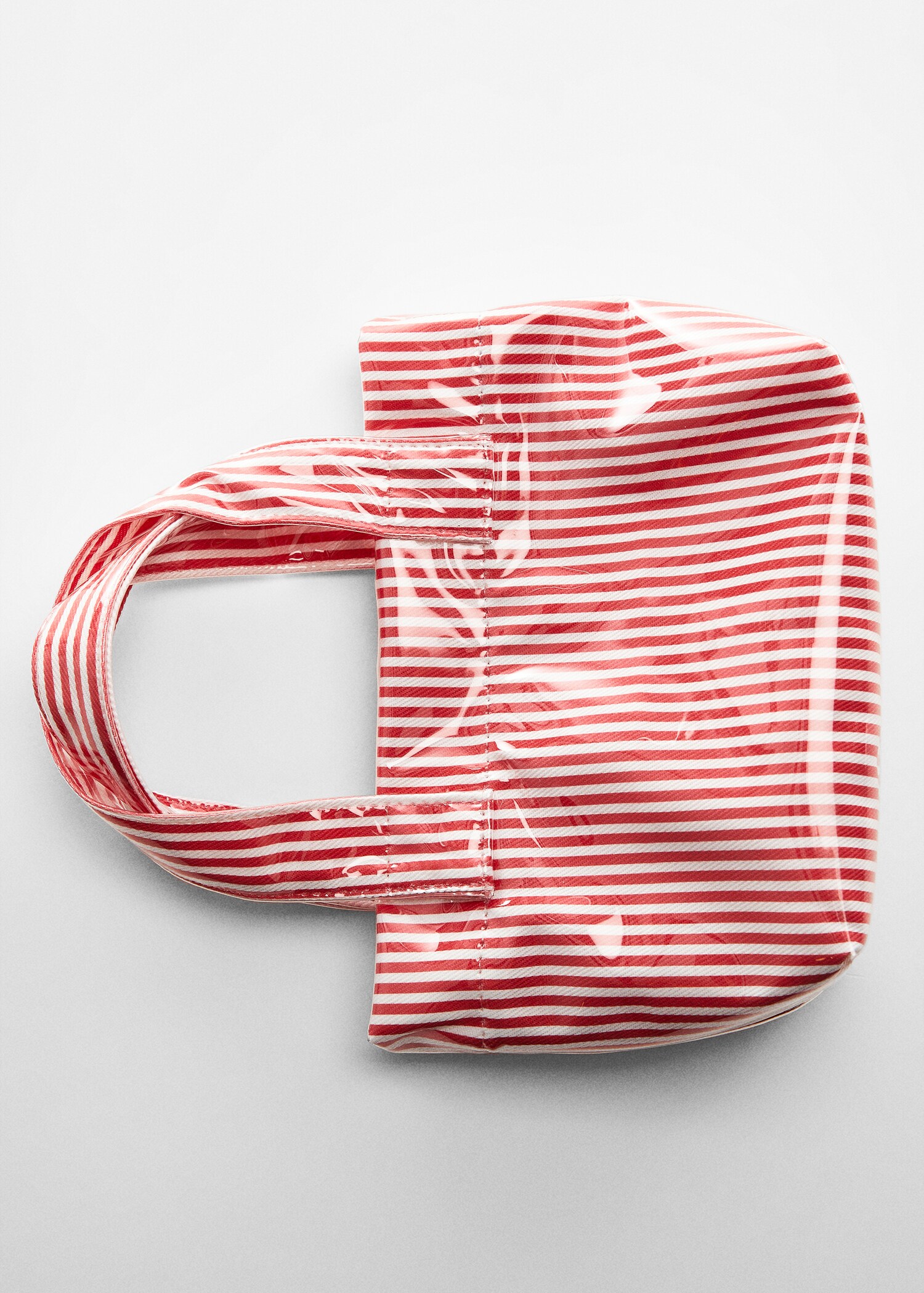 Полосатая сумка для ношения в руке - Деталь изделия 5