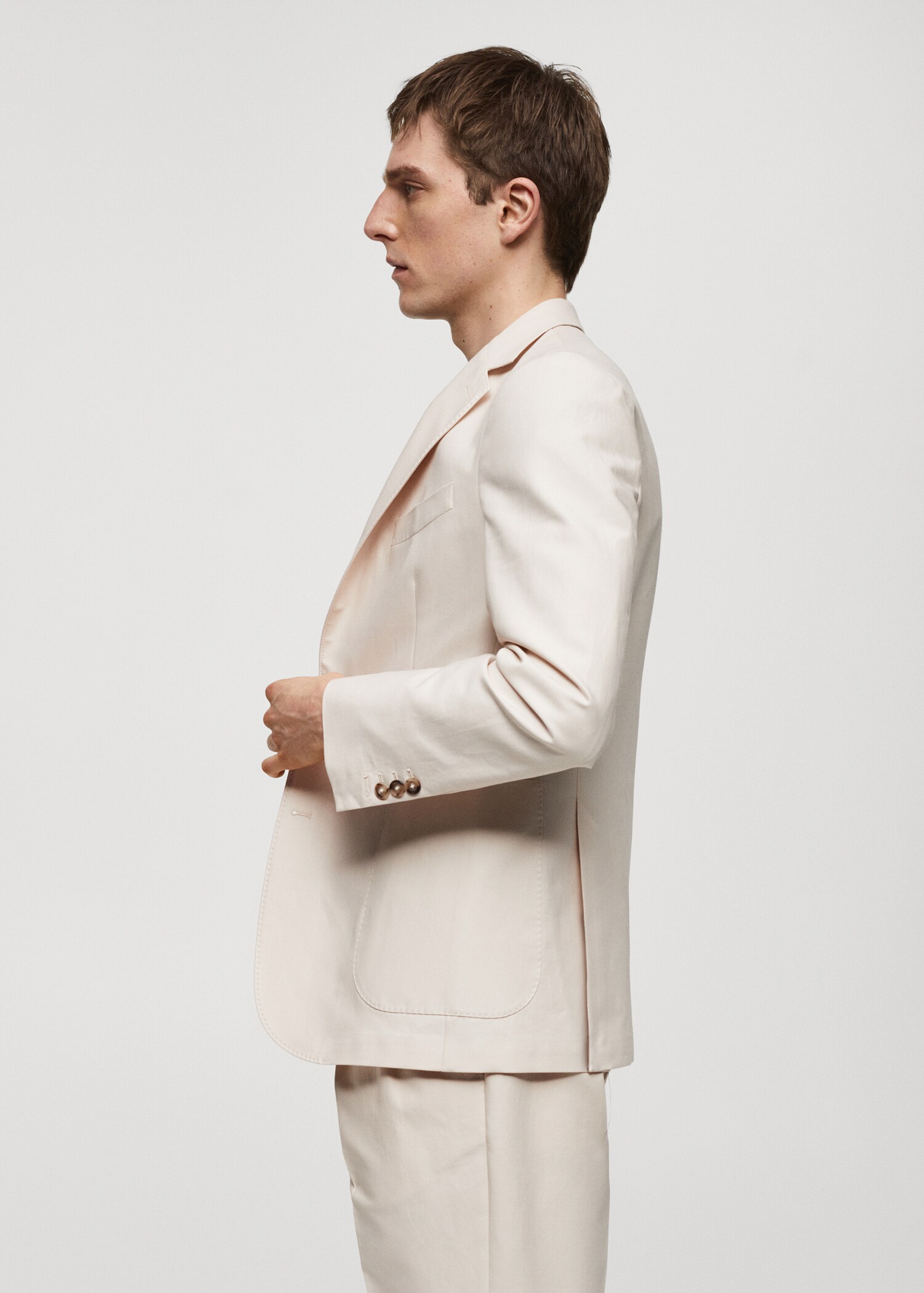 Veste costume slim-fit 100 % coton - Détail de l'article 2