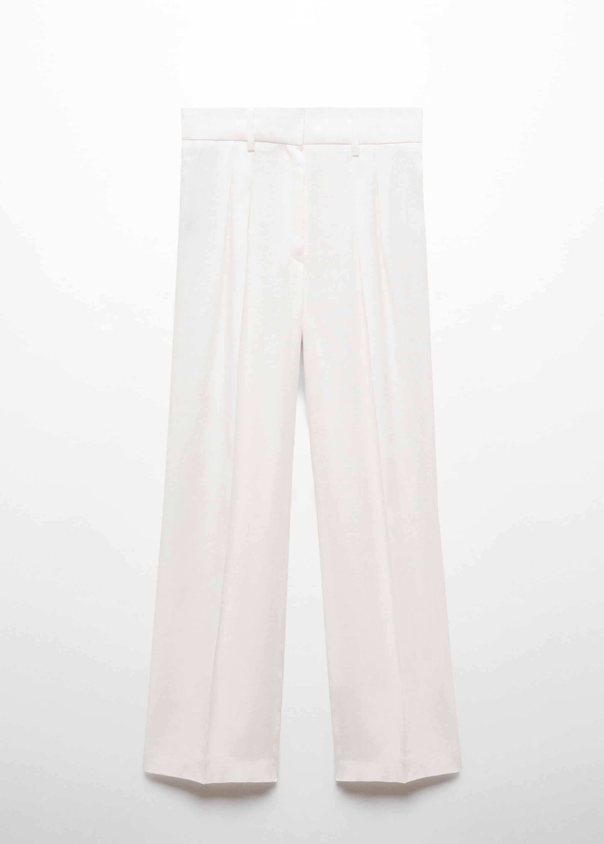 100% linen wideleg trousers - Article without model