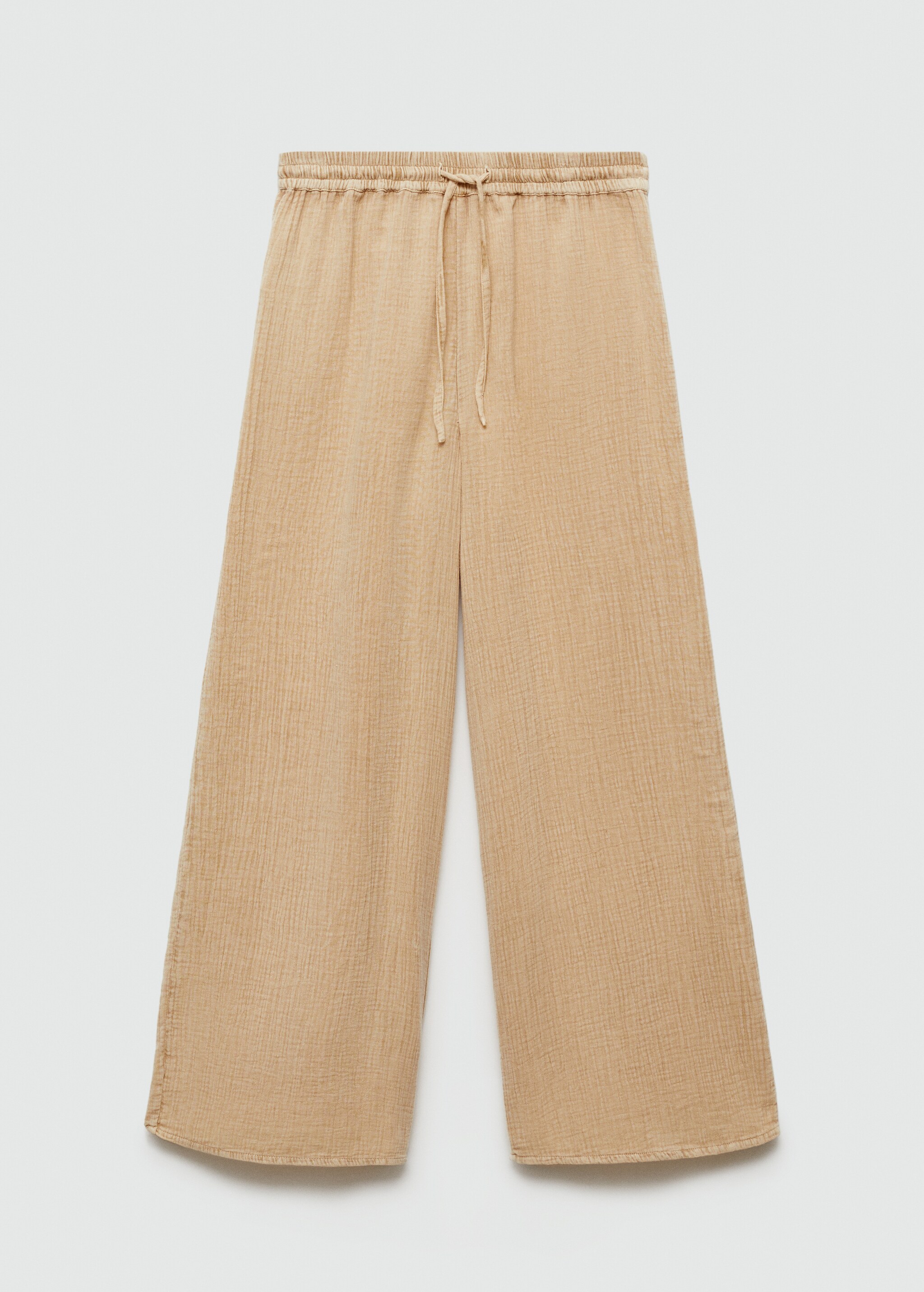 Cotton palazzo trousers - Article without model