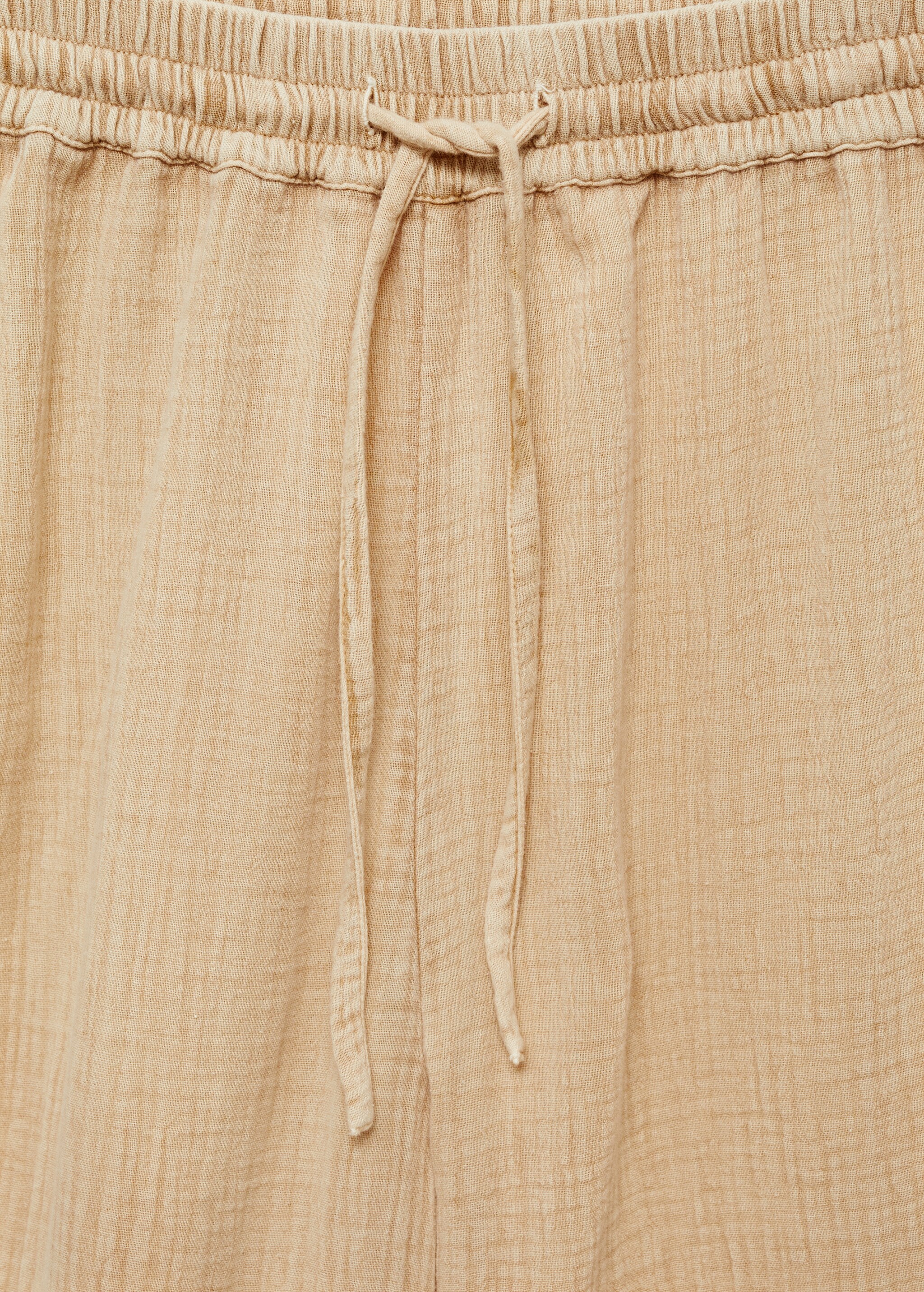 Cotton palazzo trousers - Details of the article 8