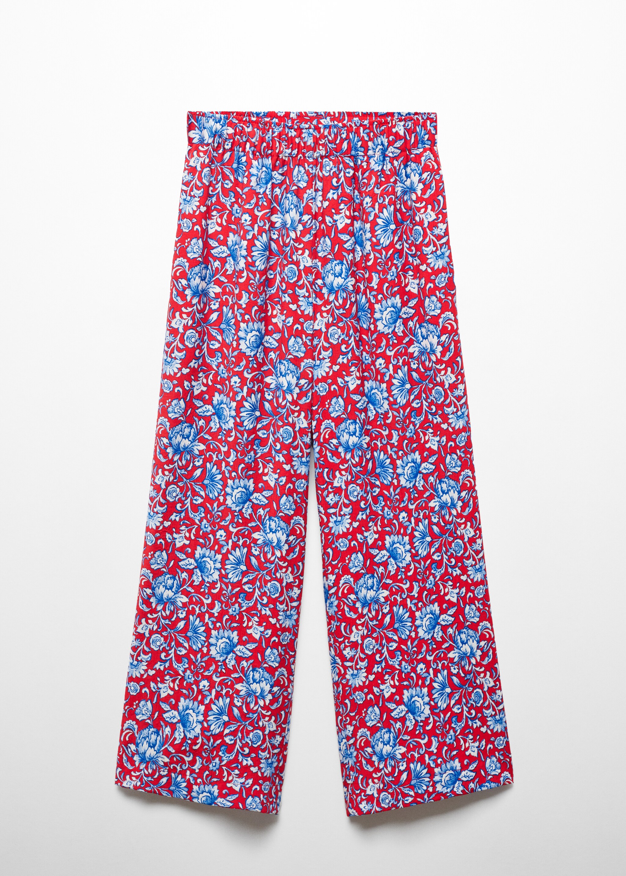 Floral print culotte trousers - Article without model