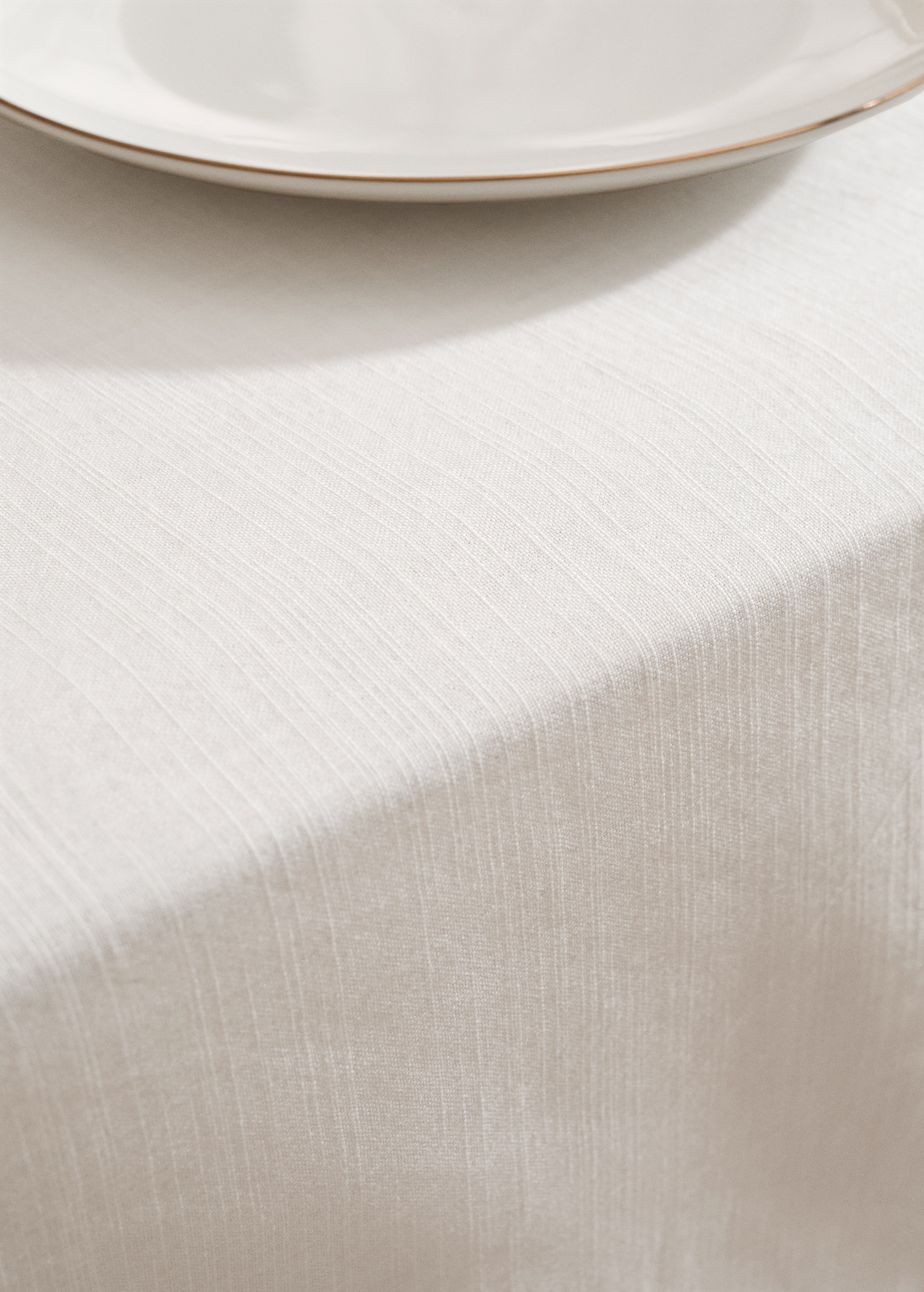 Hemstitch embroidered tablecloth 170x250cm - Details of the article 7