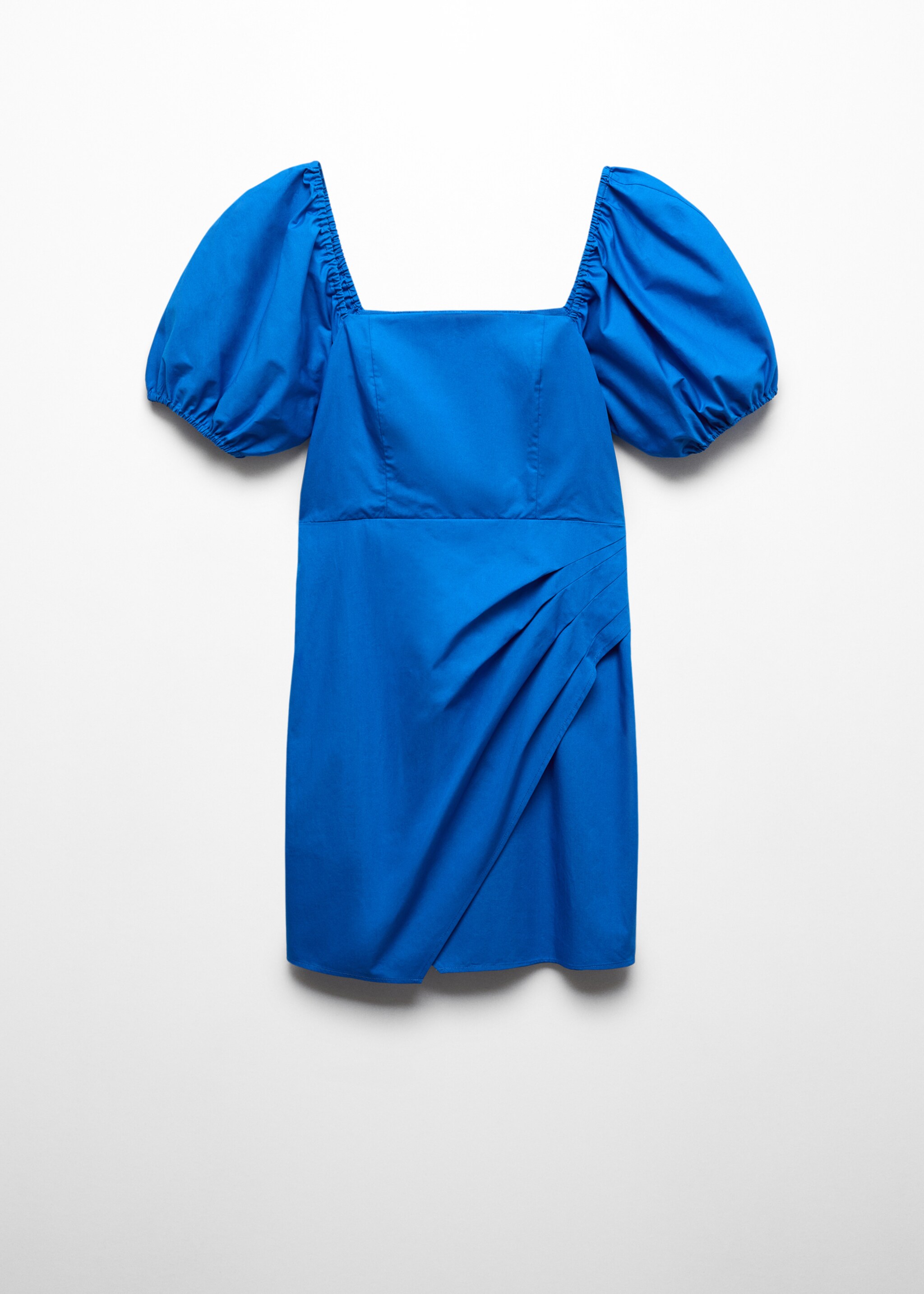 Printed dress with balloon sleeves - Article without model