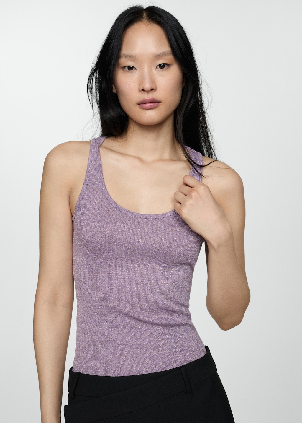 Lurex knitted top - Women | MANGO China Lurex knitted top - Women | MANGO China