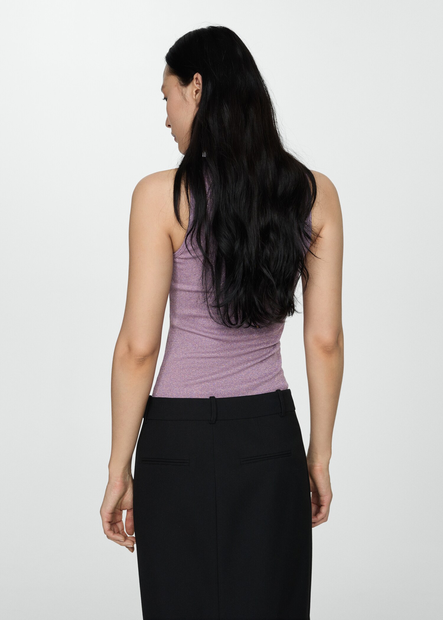 Top maille Lurex - Verso de l’article