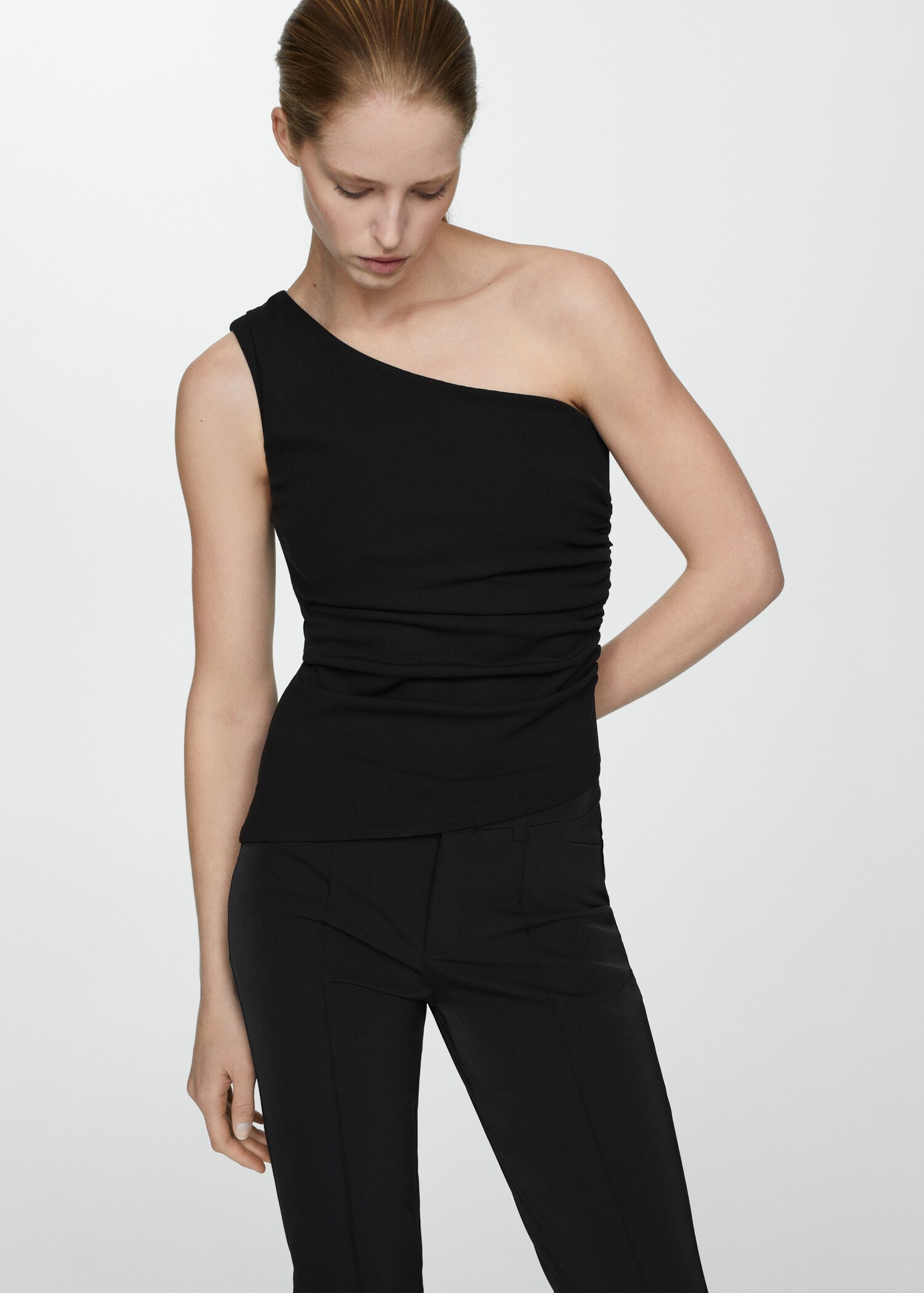 Asymmetrical draped top - Medium plane