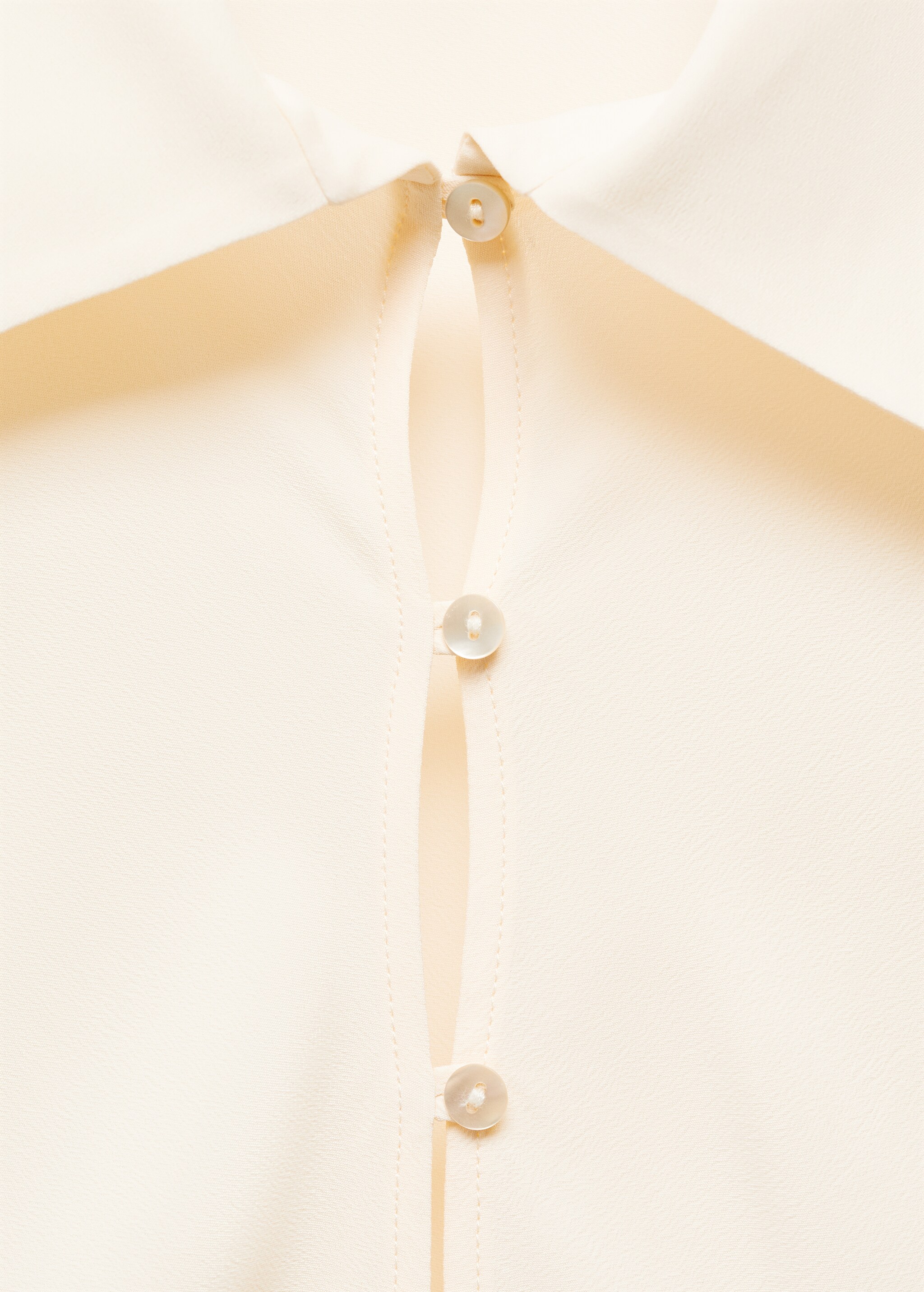 Silk-blend button-down shirt - Details of the article 8