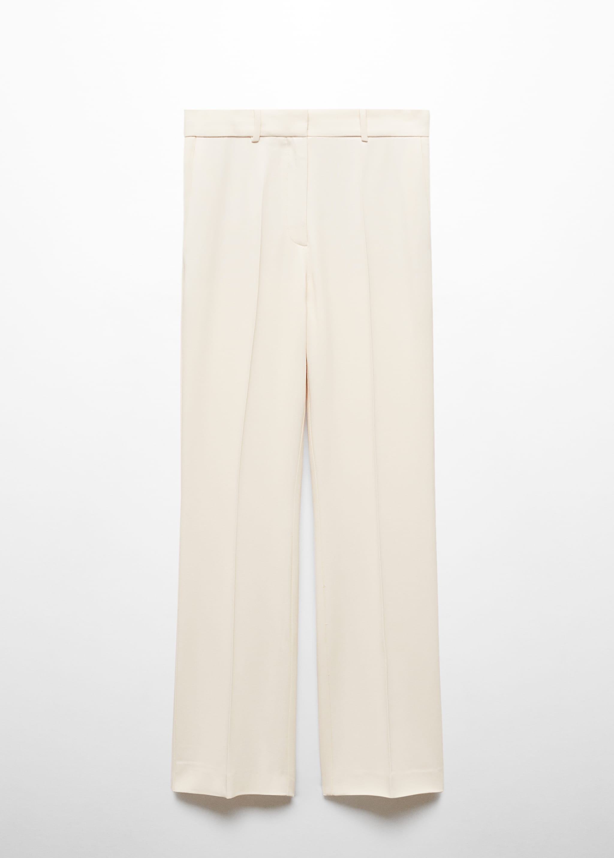 Straight mid-rise trousers - Article without model