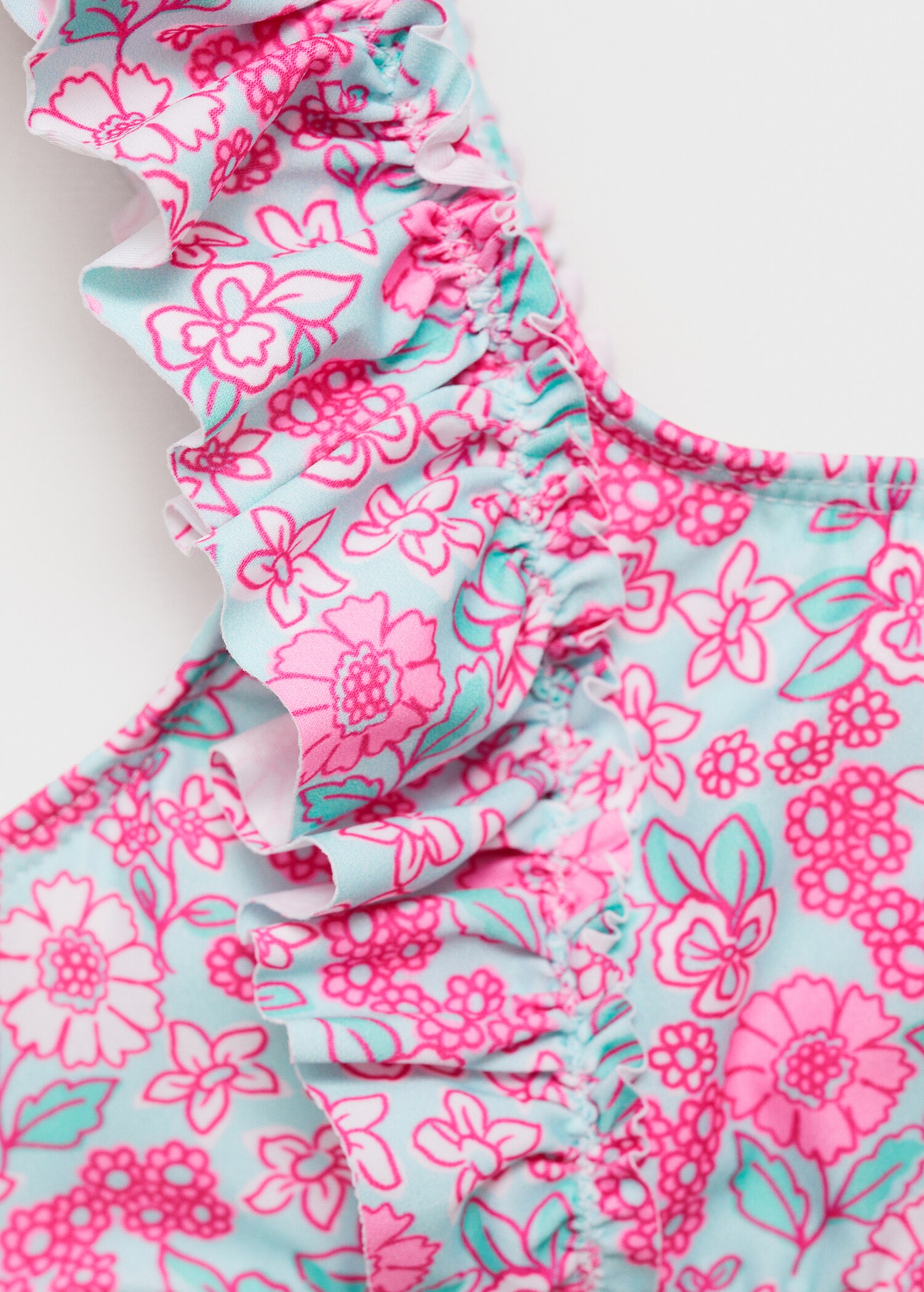 Geblümter Bikini mit Rüschen - Detail des Artikels 0