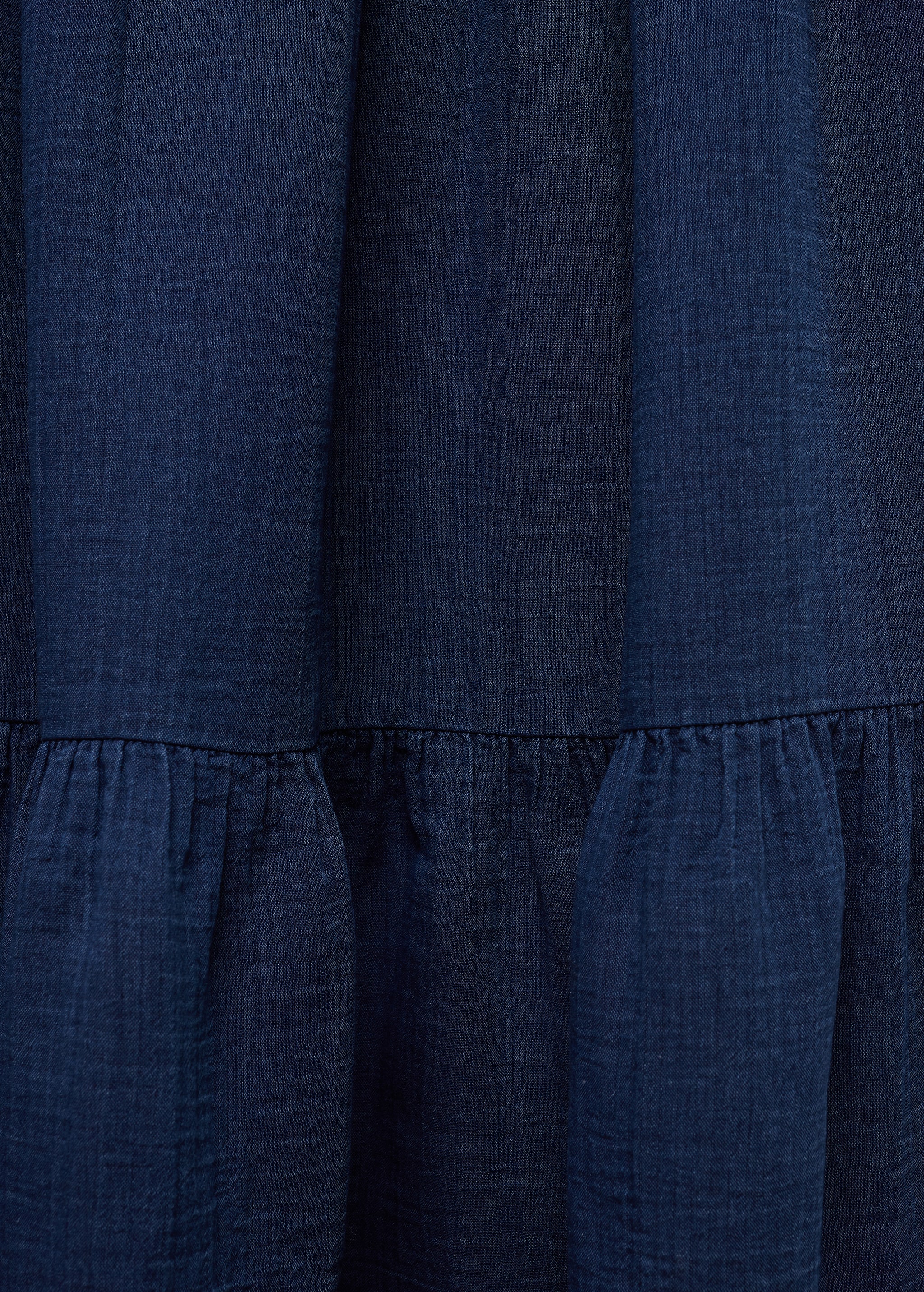 Long cotton flared skirt - Details of the article 8