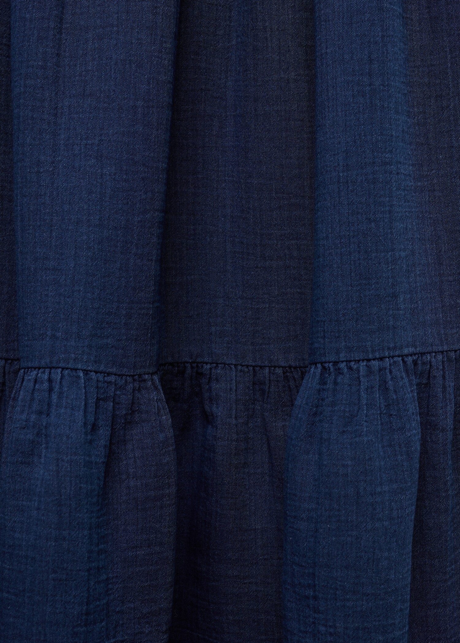 Long cotton flared skirt - Details of the article 8