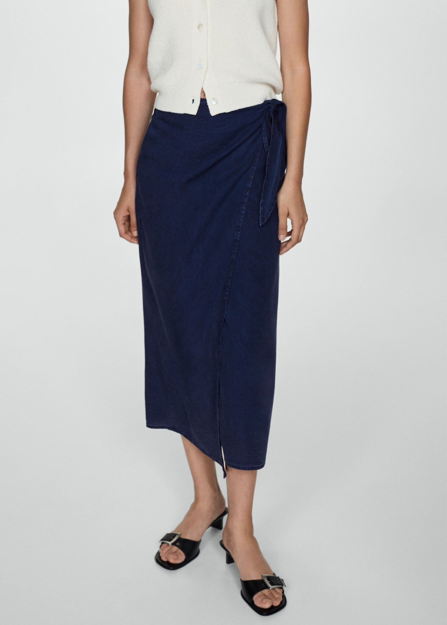 Lyocell sarong skirt - Medium plane