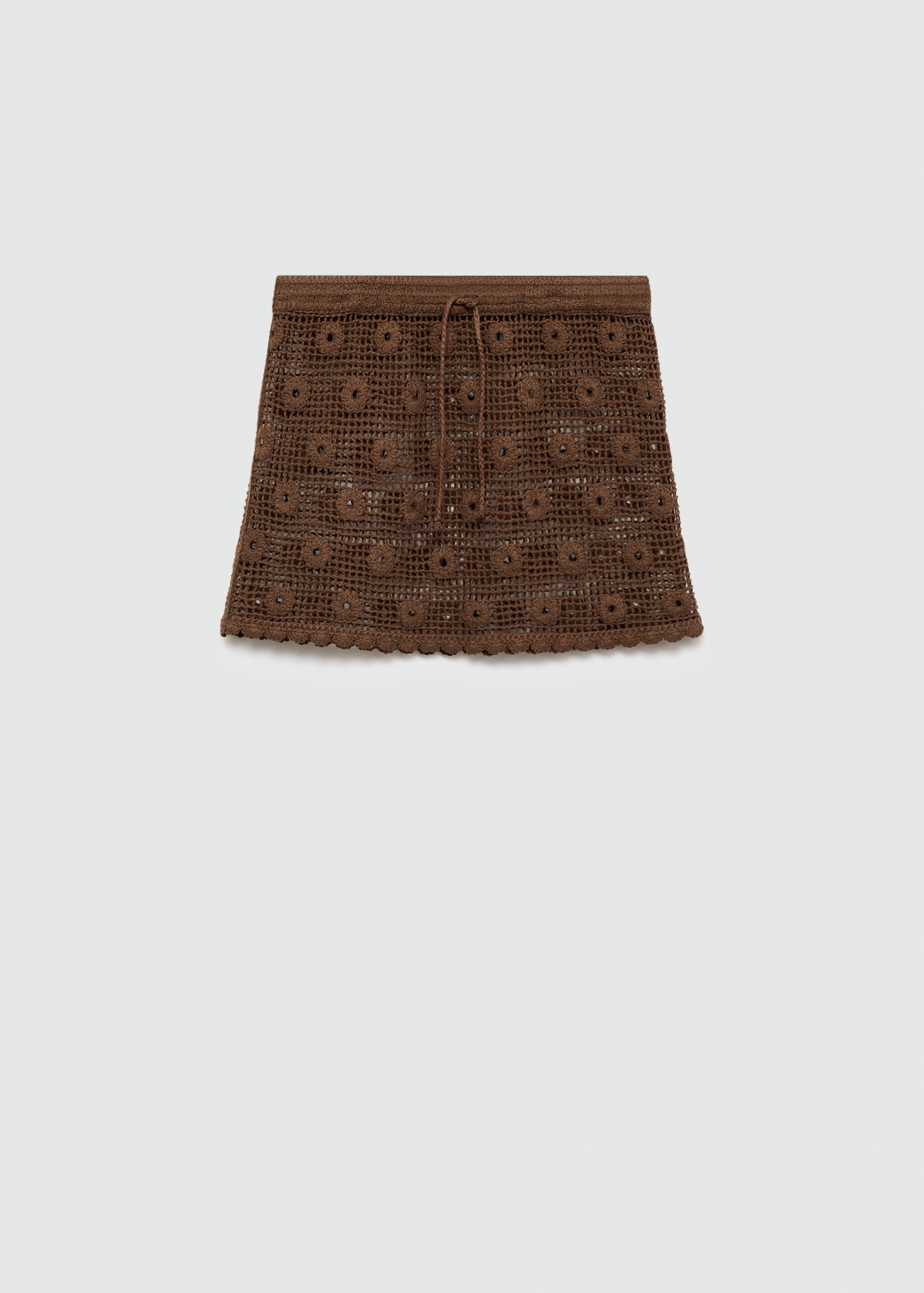 Minifalda crochet flores - Artículo sin modelo