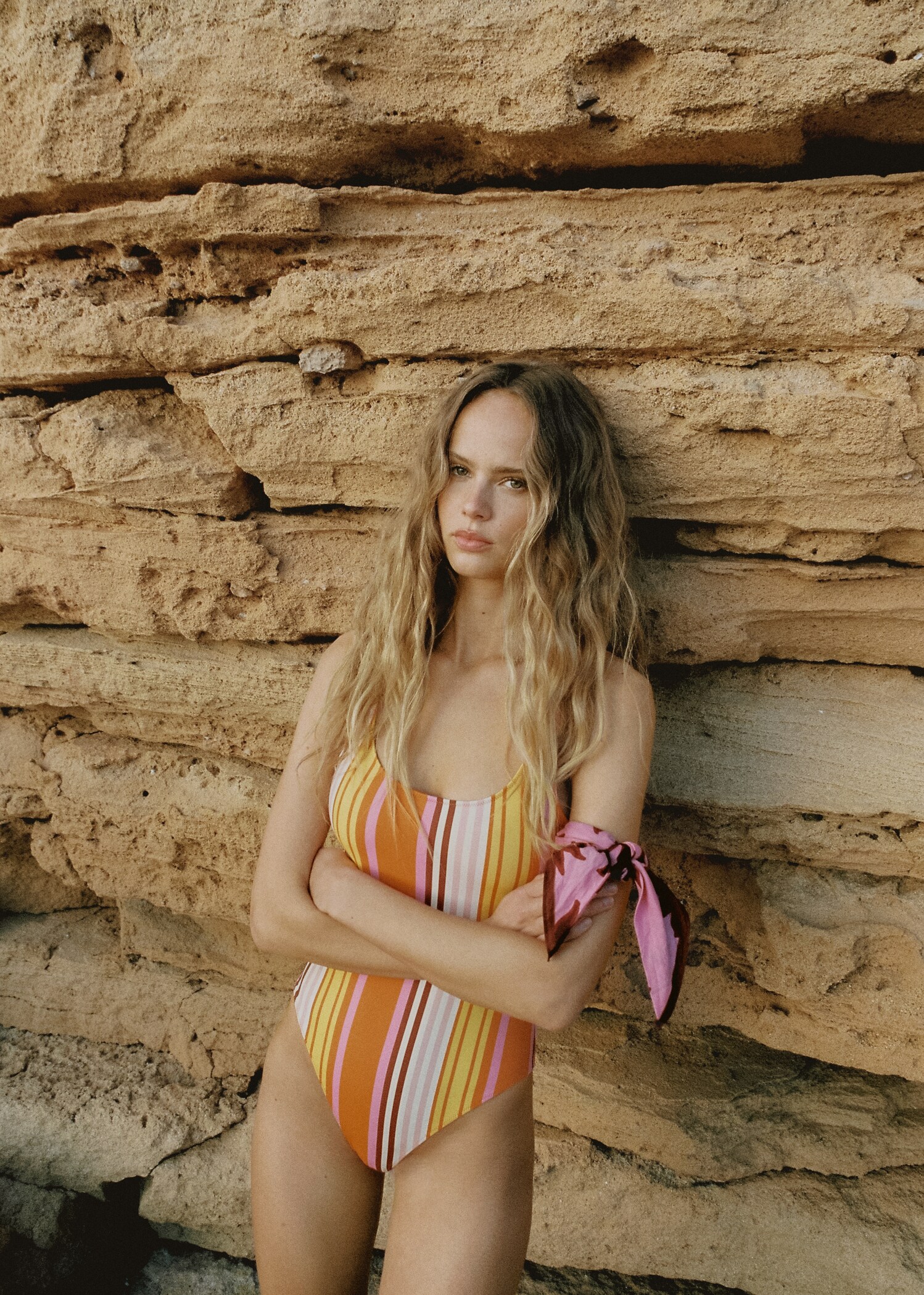 Stripes print swimsuit - Details of the article 6