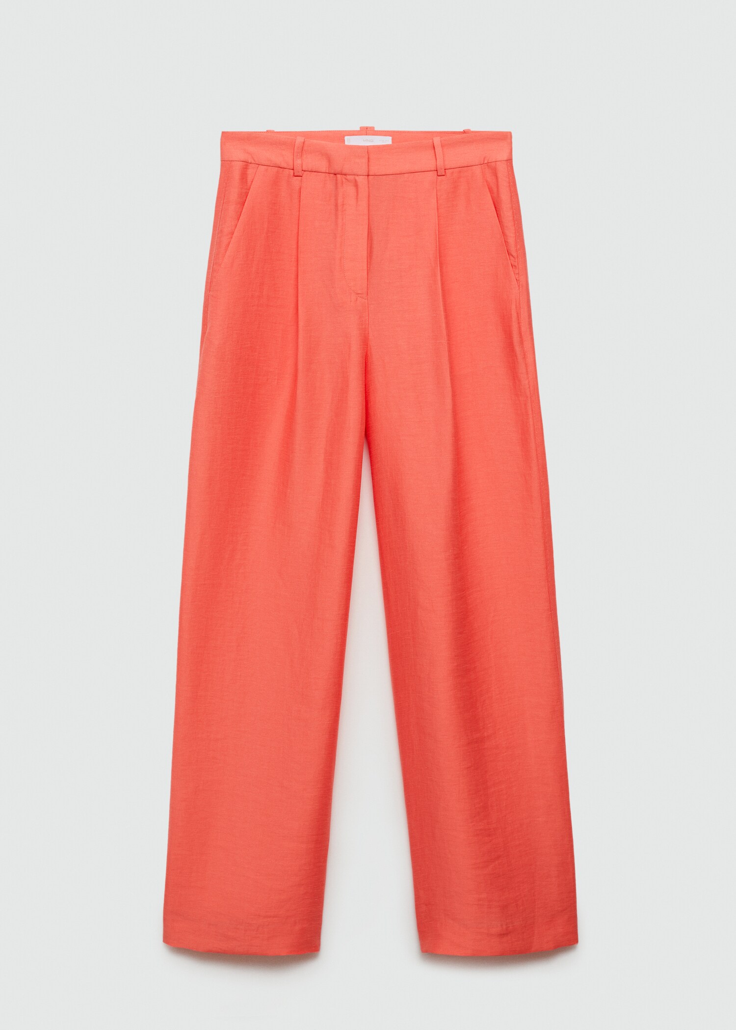 Wideleg linen trousers - Article without model