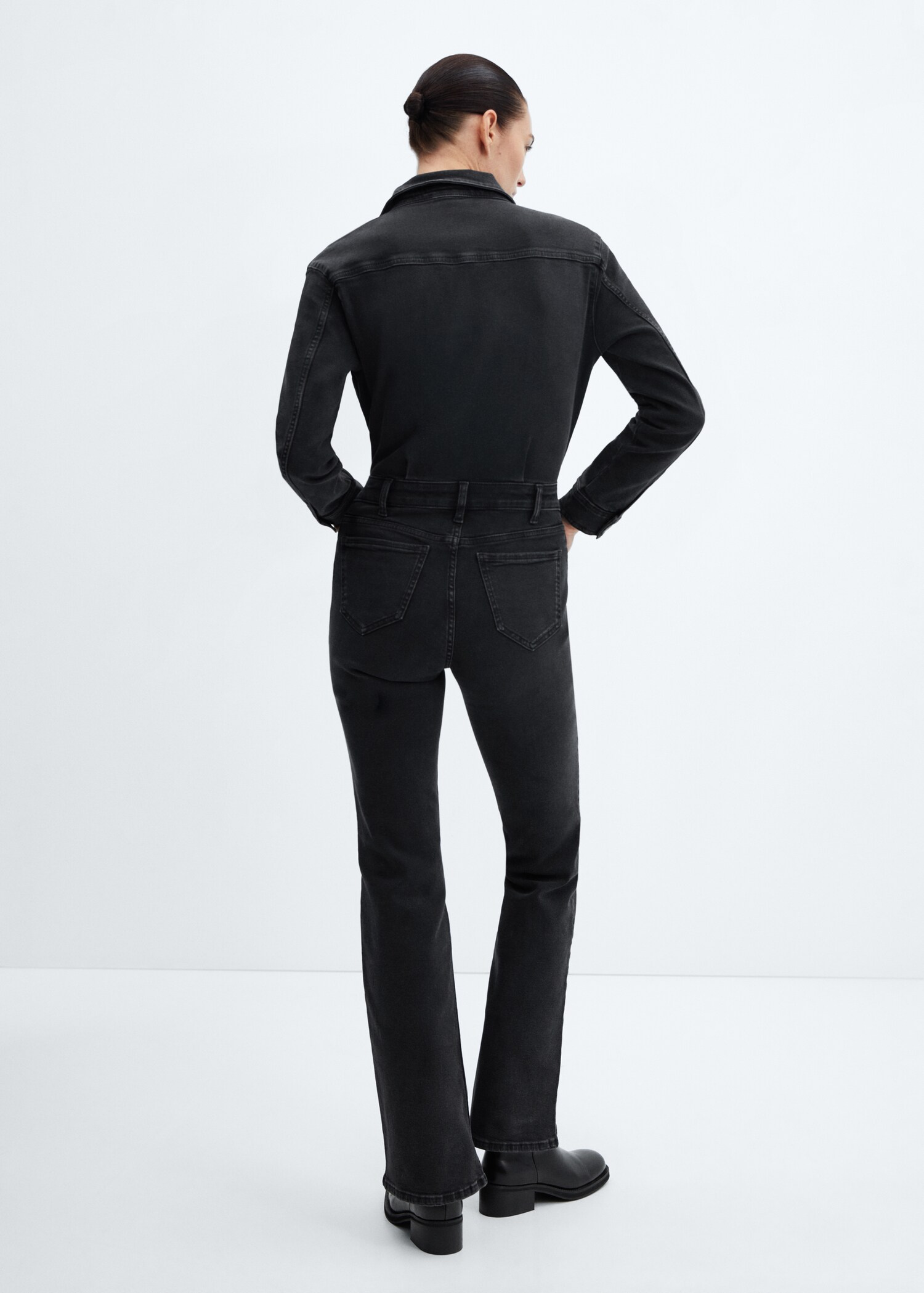 Combi-pantalon en jean - Verso de l’article
