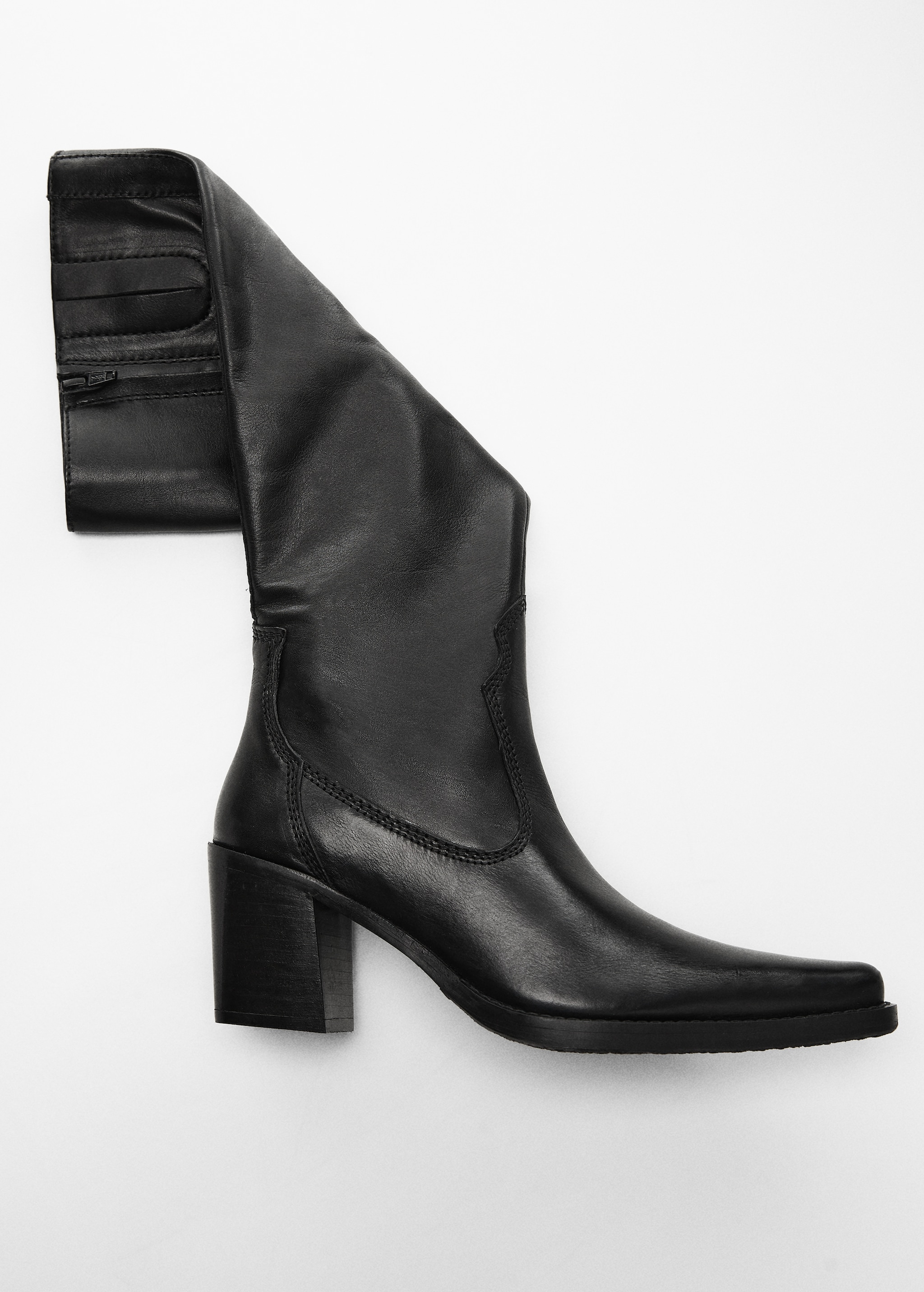 High heel leather boot - Details of the article 5