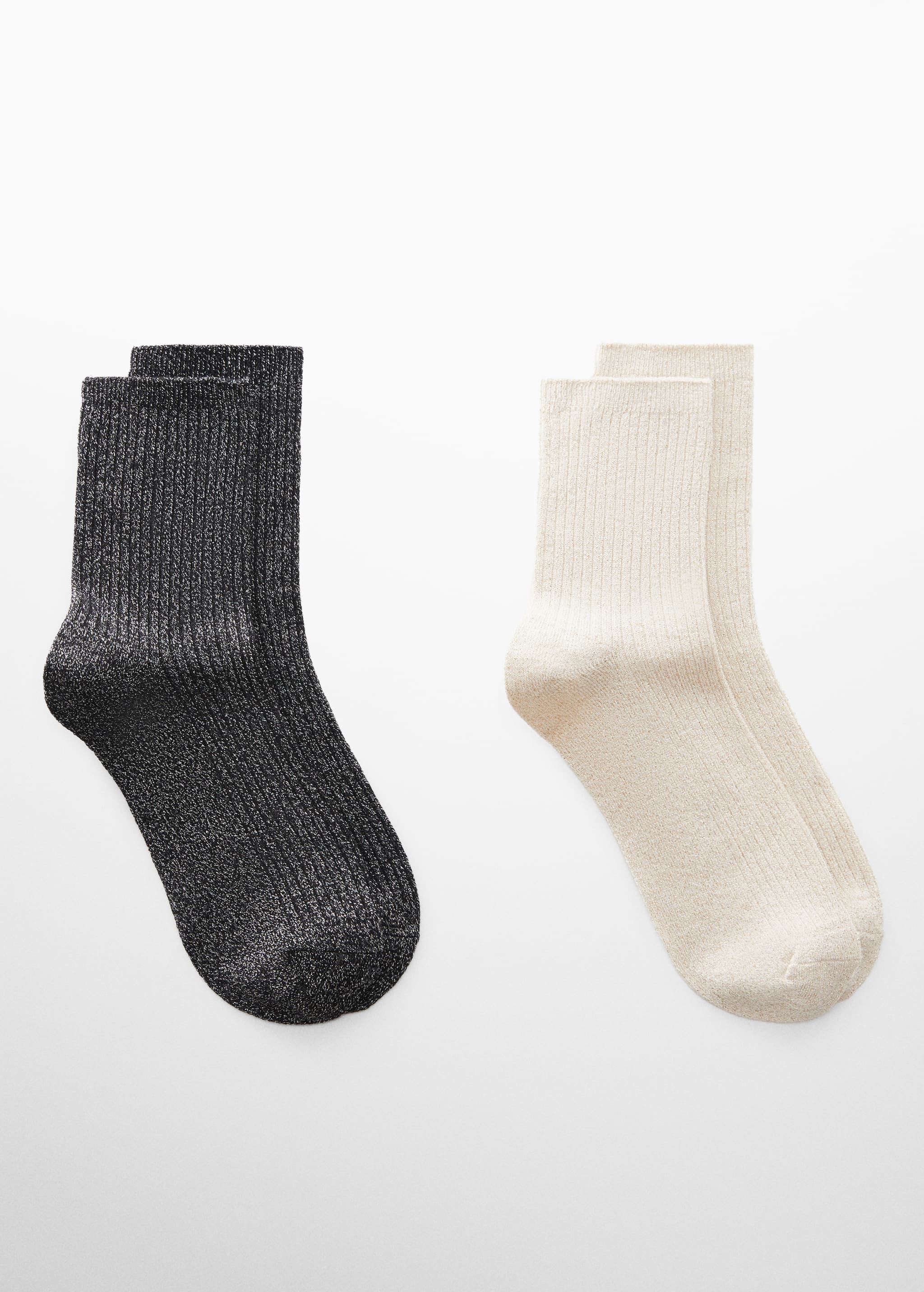 Pack 2 paires chaussettes lurex - Article sans modèle