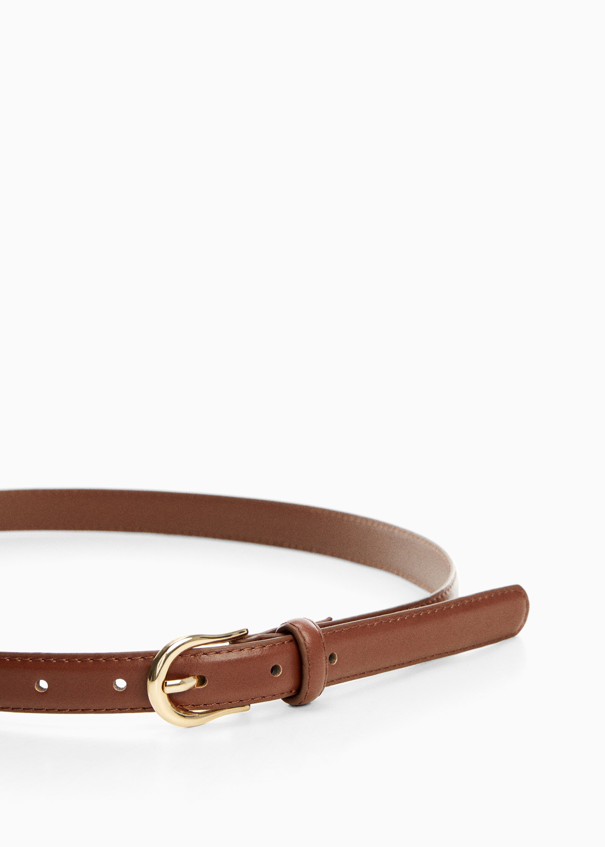 Buckle skinny belt - Details of the article 1