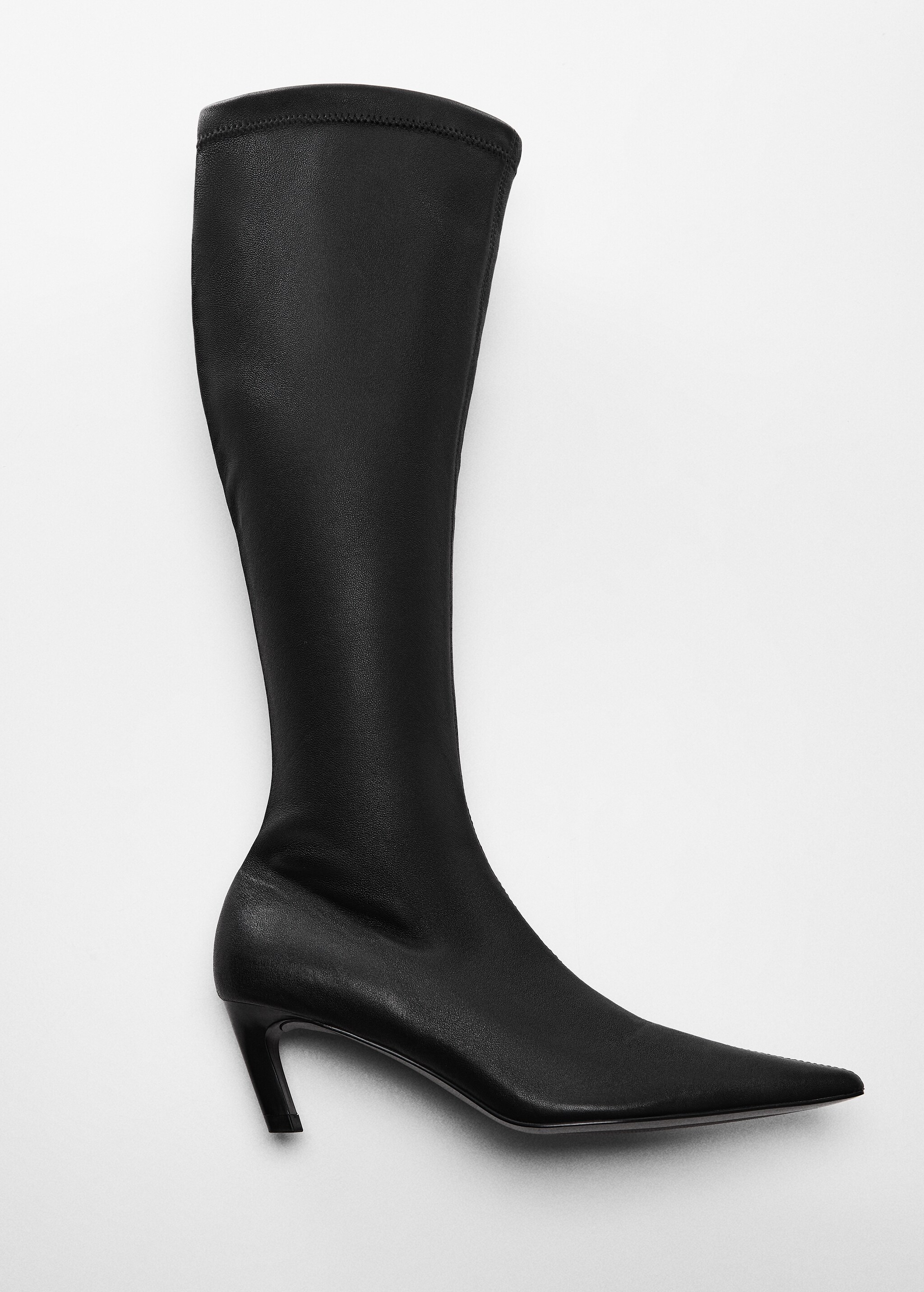 Leather boots with kitten heels - Details of the article 5