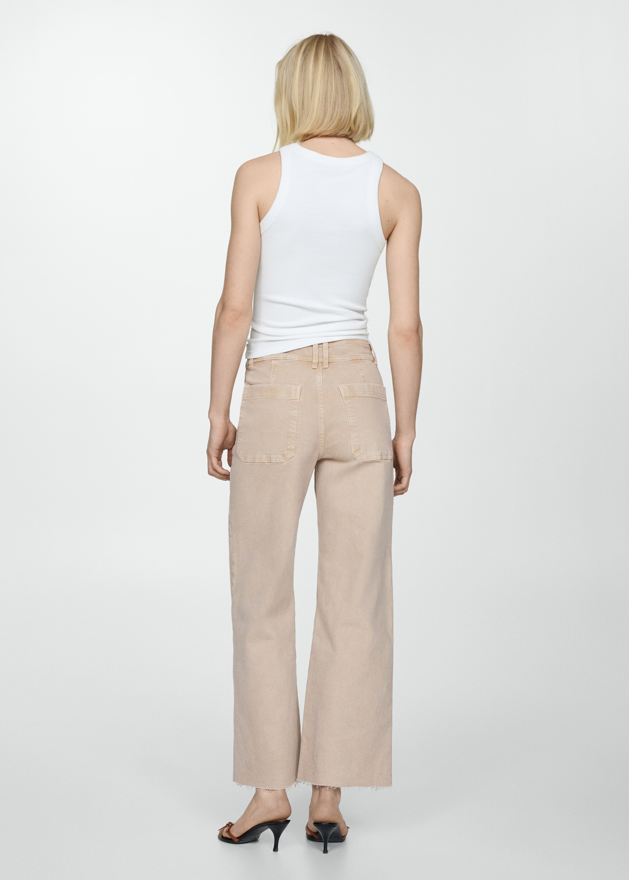 Catherin culotte high rise jeans - Reverse of the article