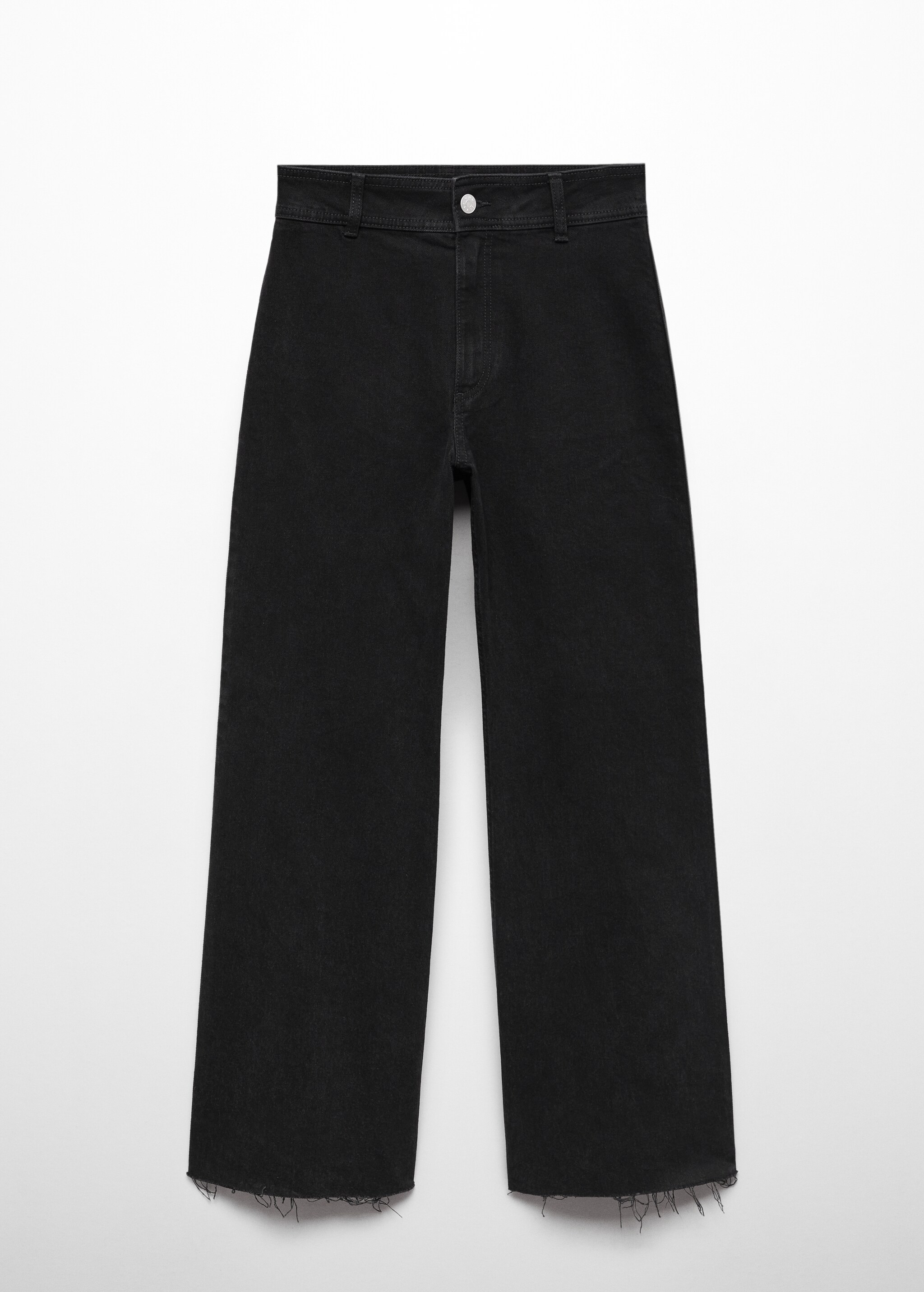 Calças de ganga Catherin de modelo culotte com cintura alta - Artigo sem modelo