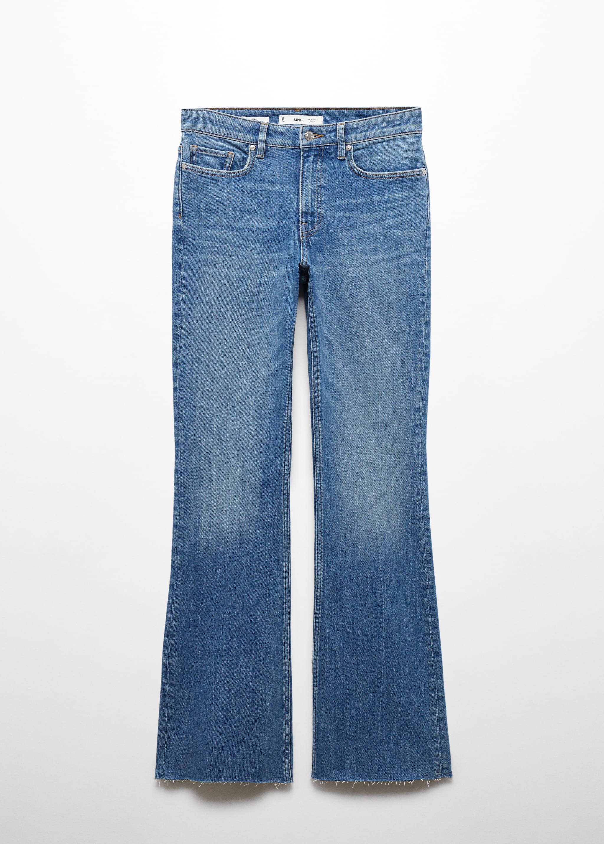 Medium-rise flared jeans  - Article without model