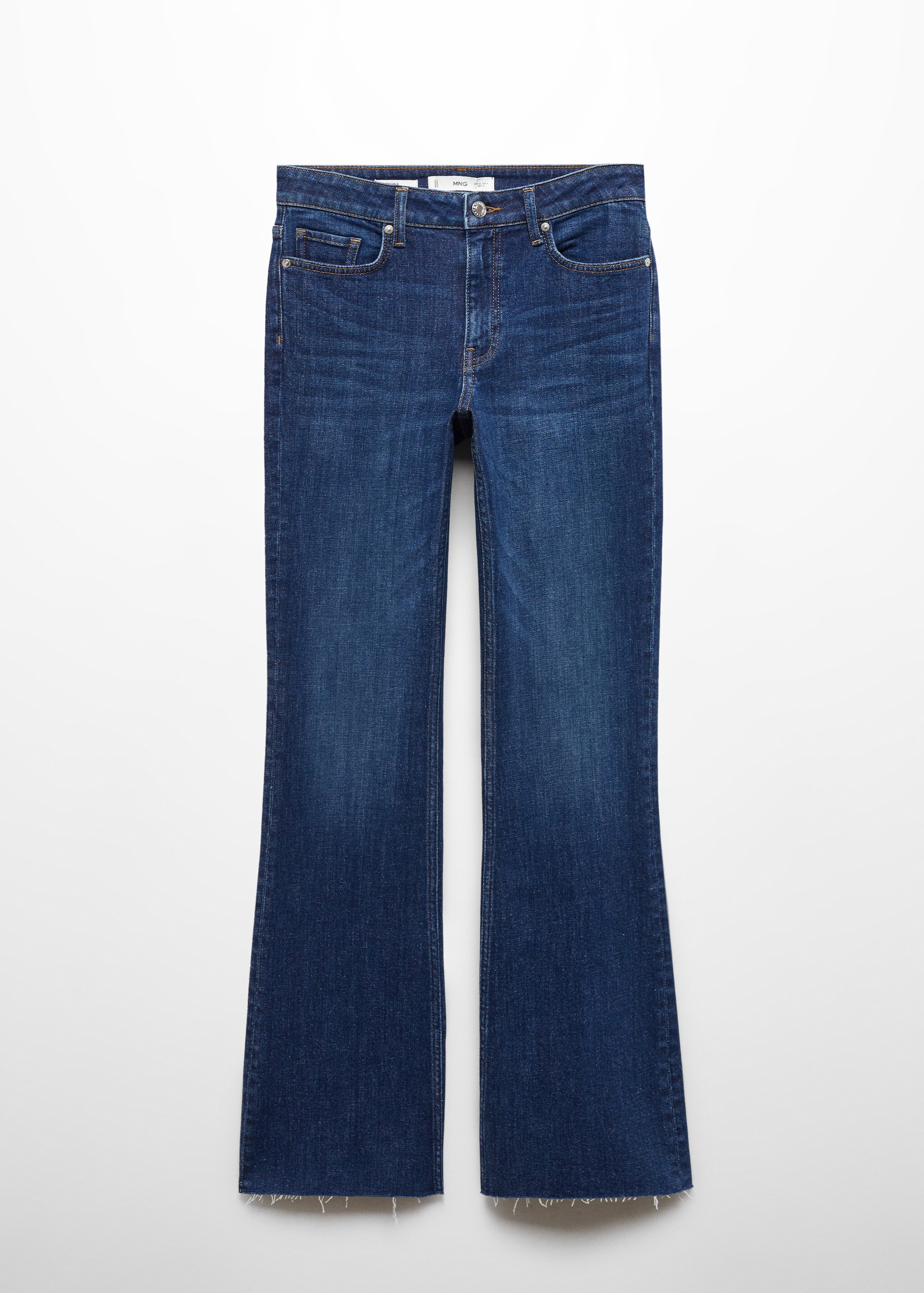 Jeans flare com cintura de altura média - Artigo sem modelo