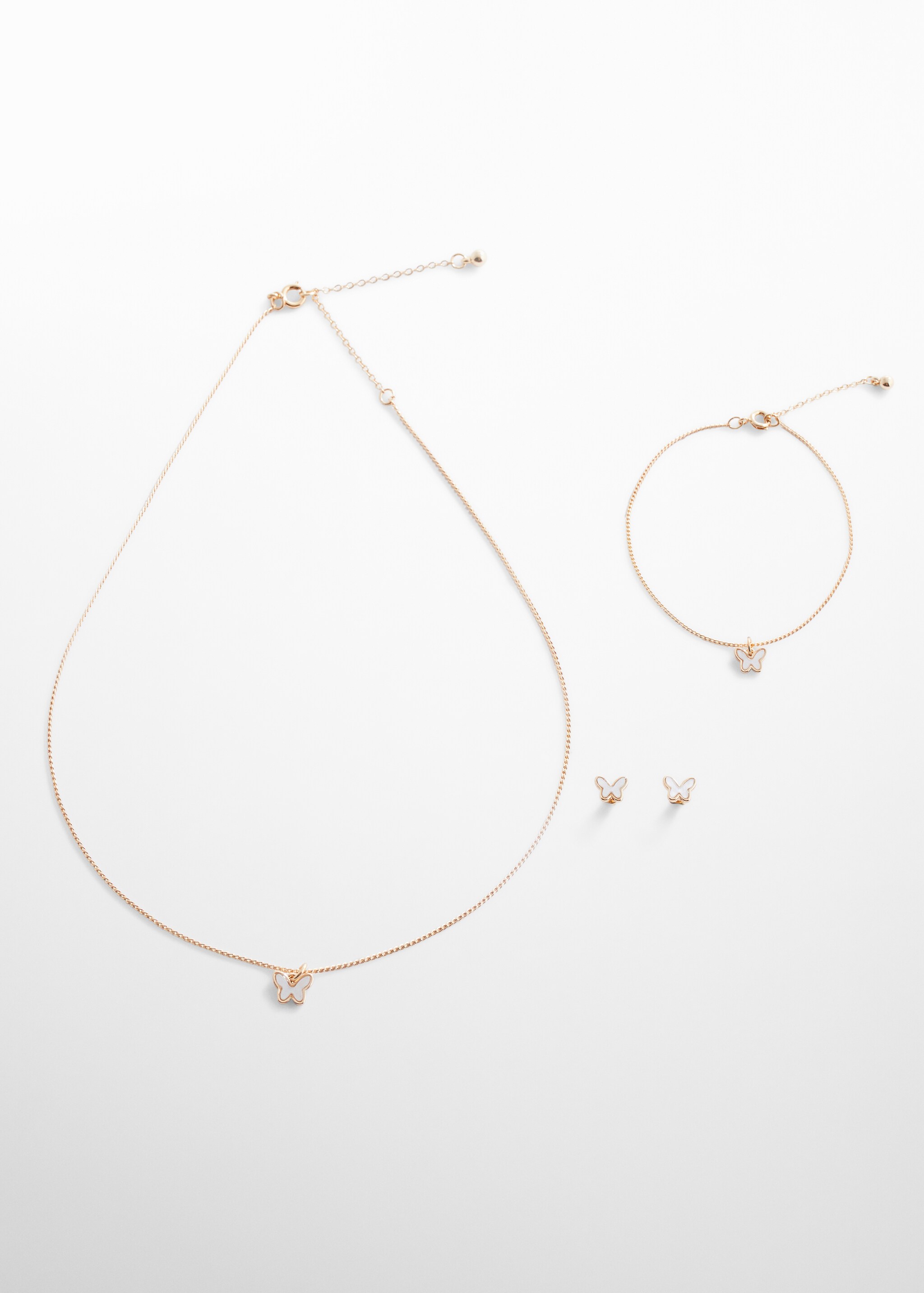 Комплект ожерелье, браслет и серьги - Изделие без модели