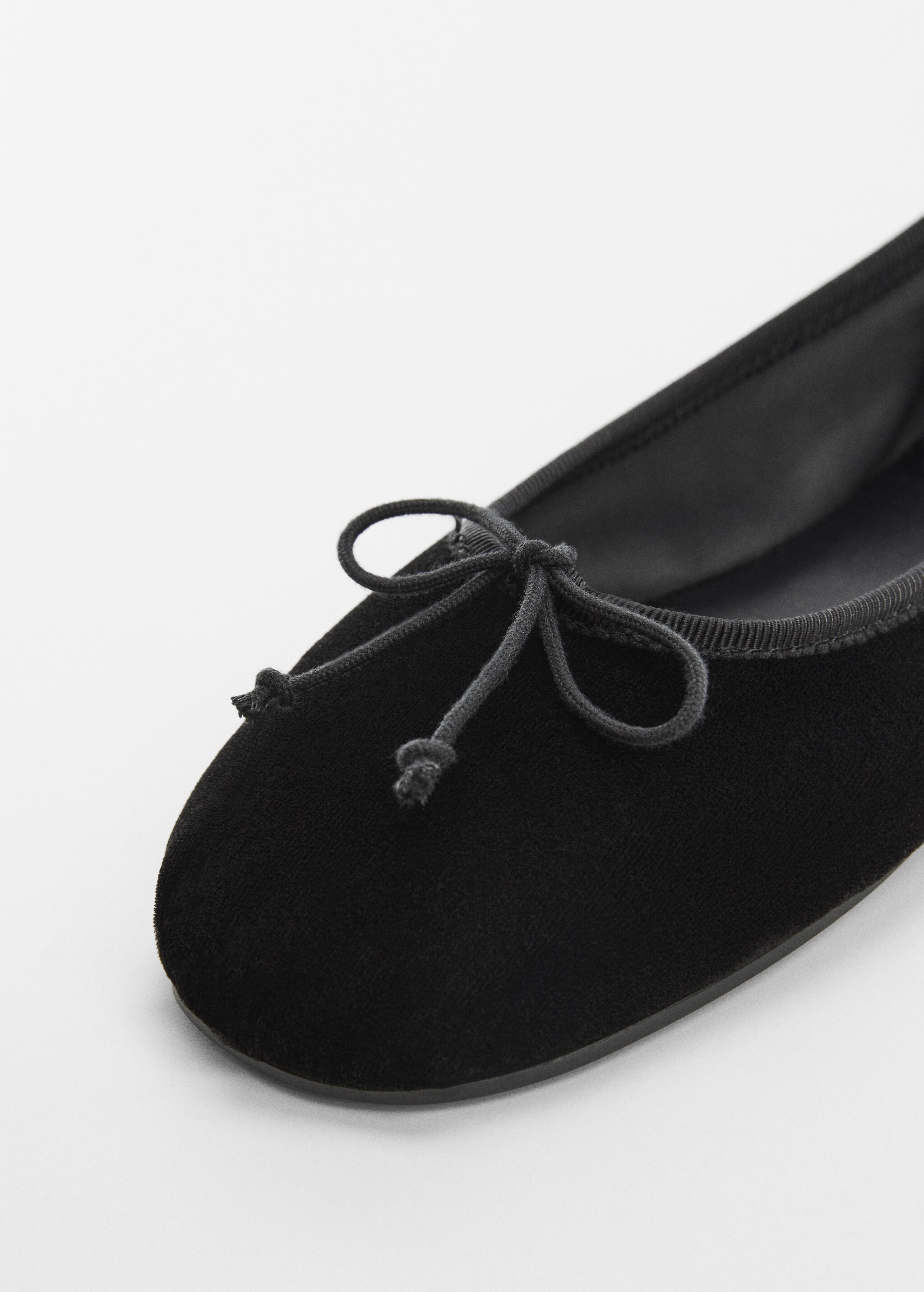 Ballerina shoes with velvet bow - Details of the article 2