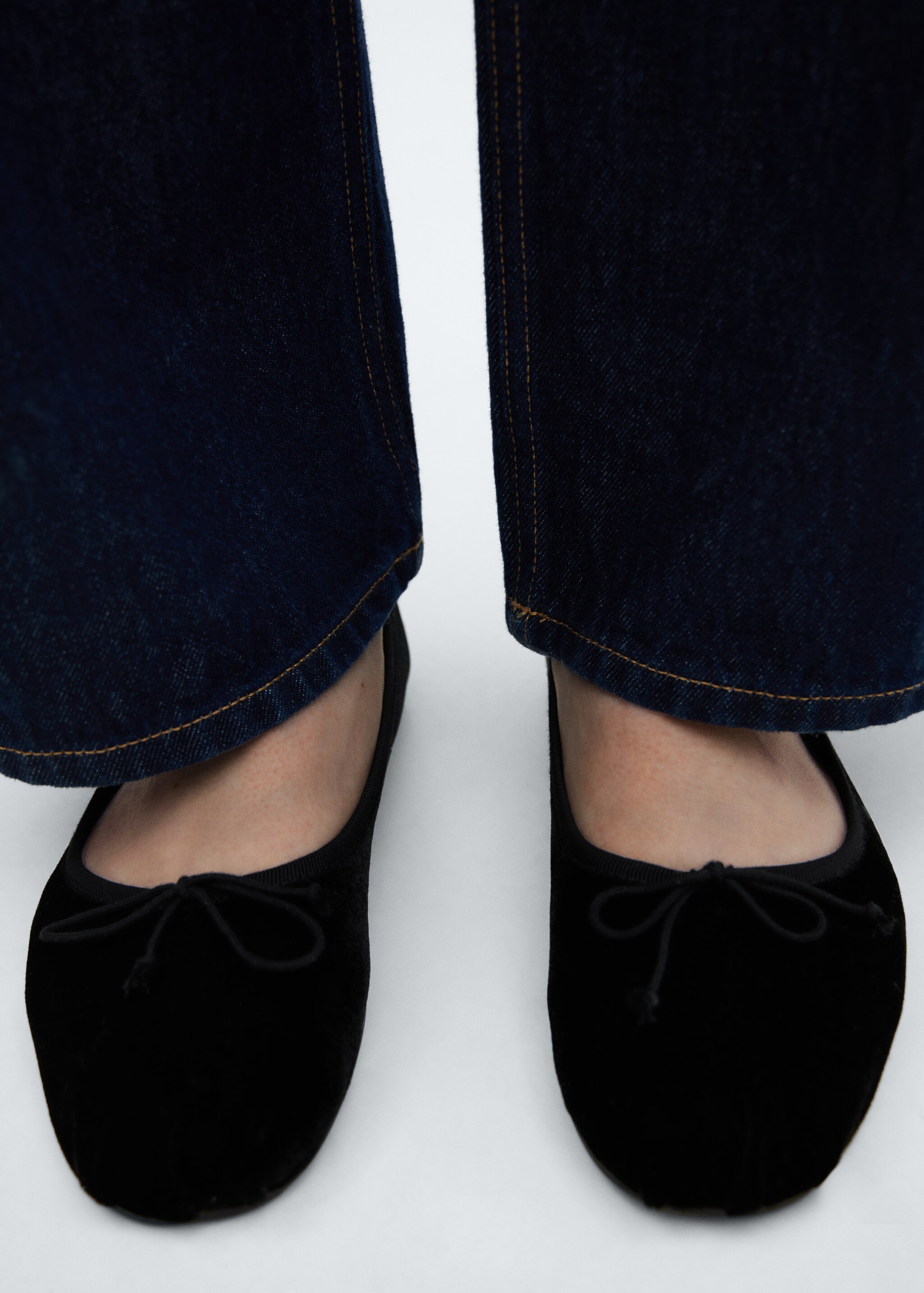 Ballerina shoes with velvet bow - Details of the article 9