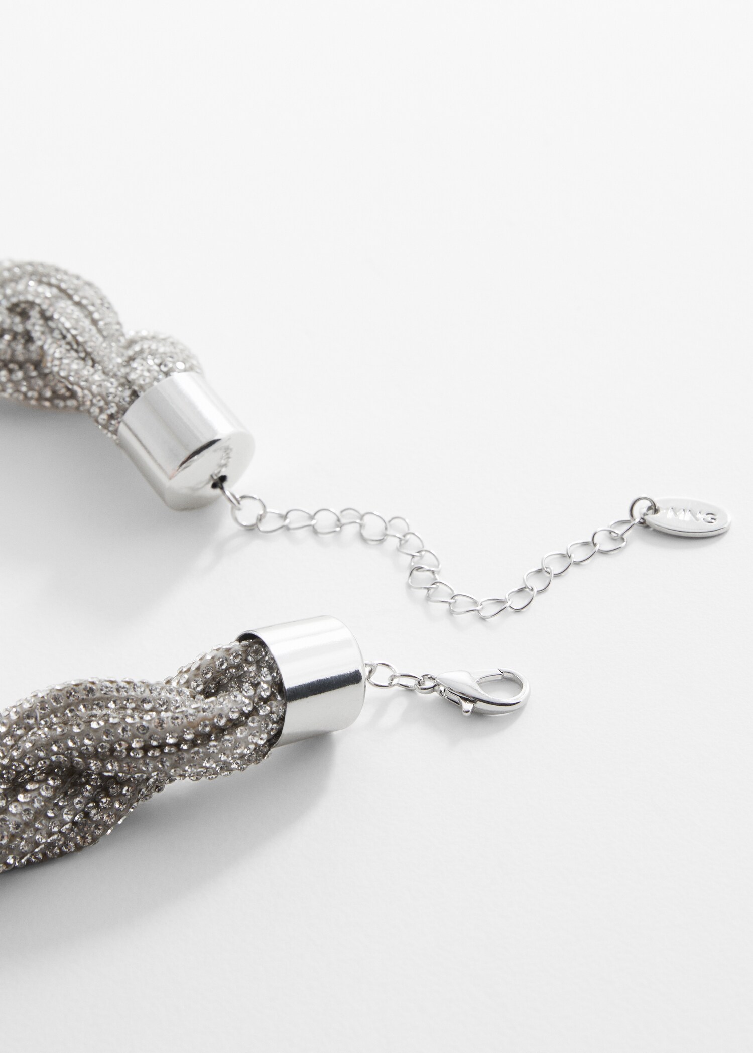 Collier entrelacé strass - Détail de l'article 1