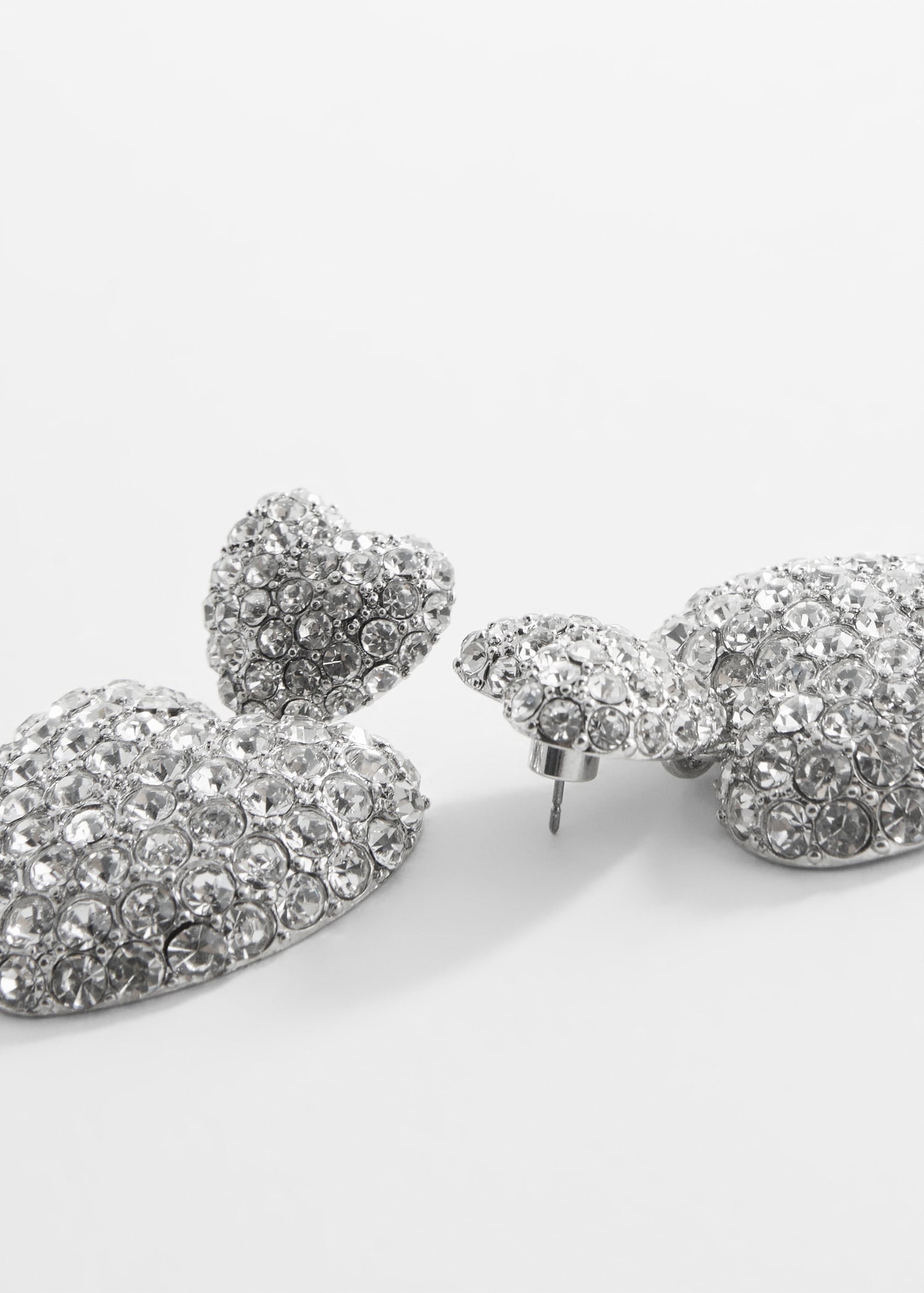 Crystal heart earrings - Details of the article 1