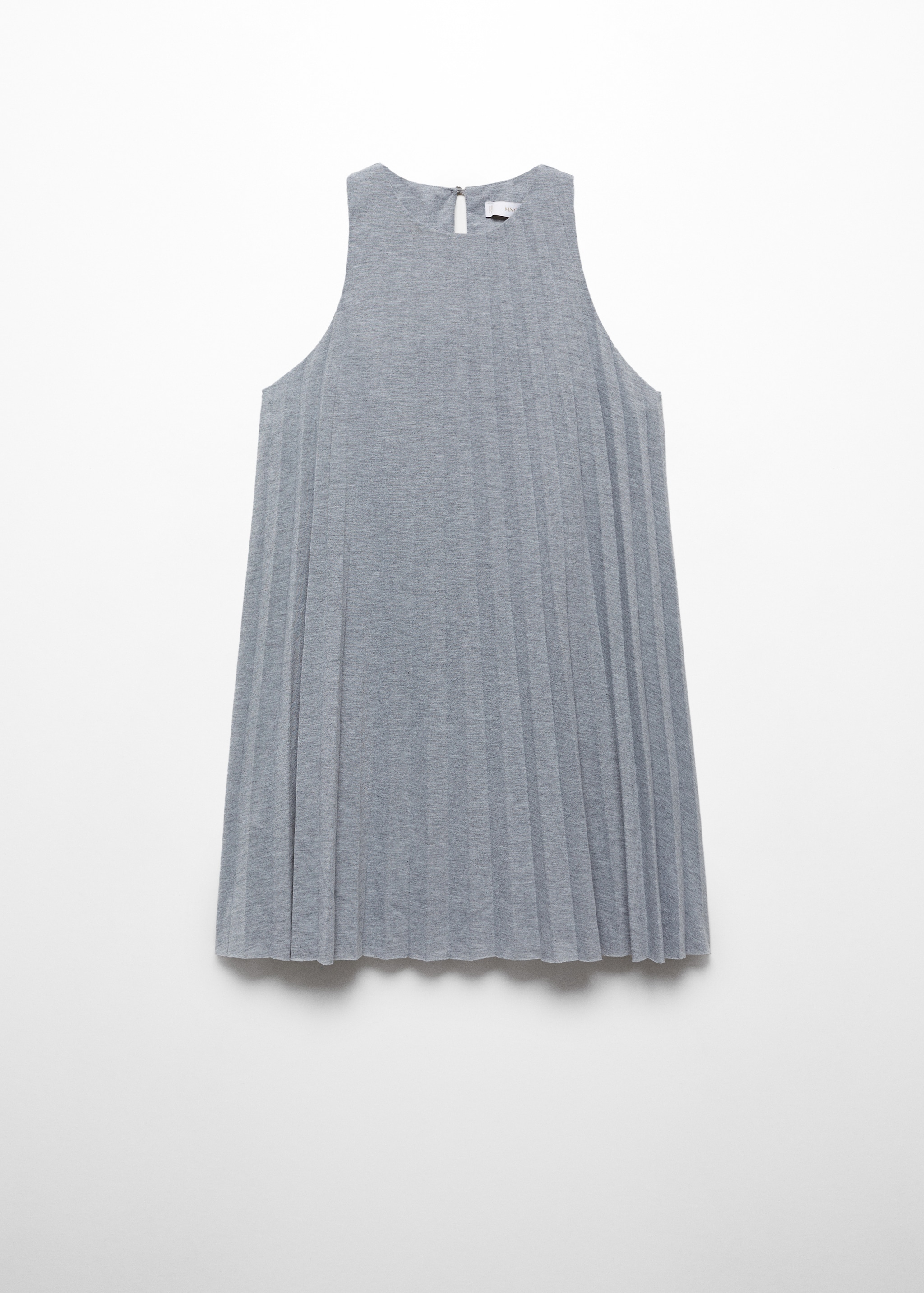 Короткое платье с плиссировкой - Изделие без модели