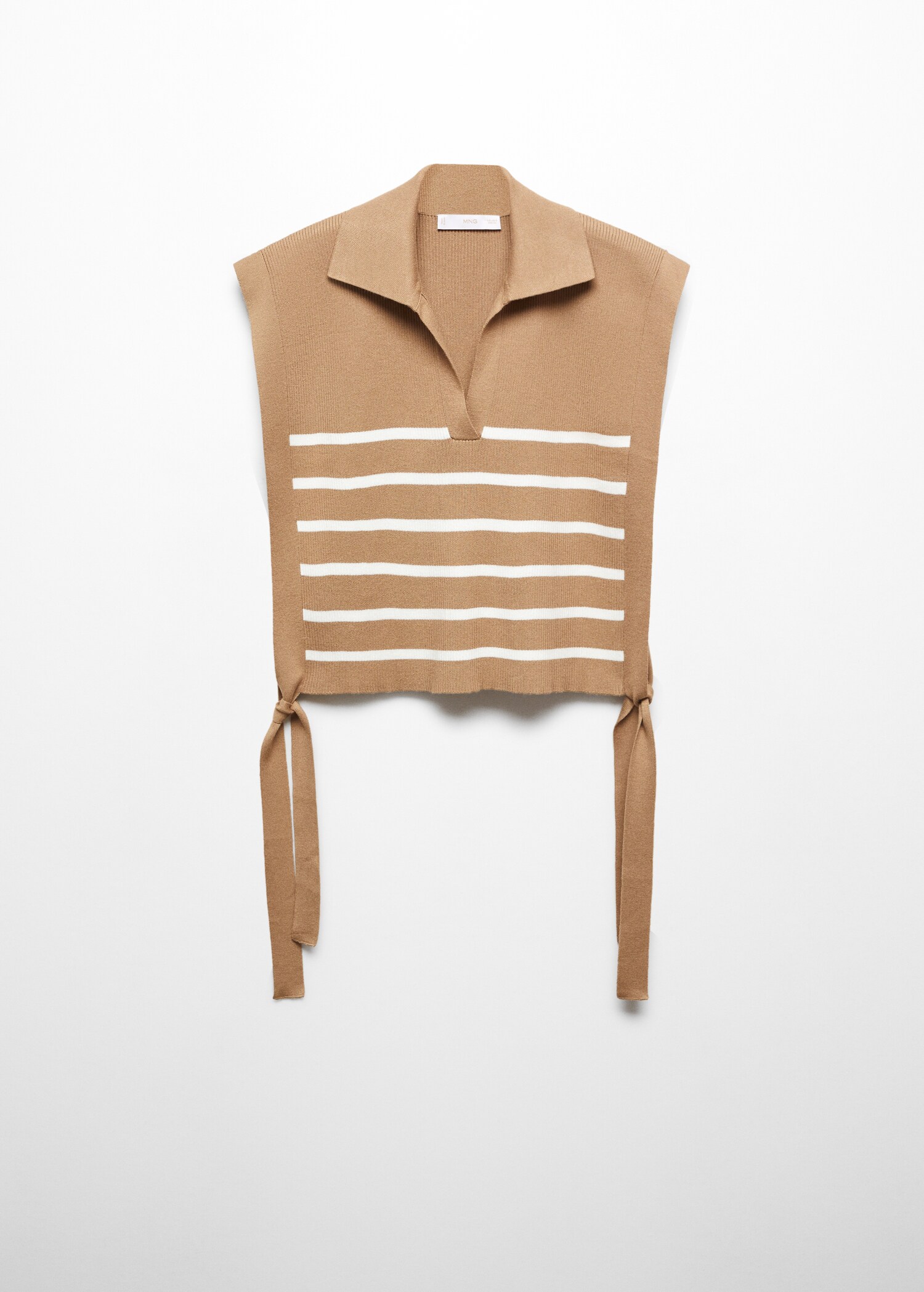 Gilet rayures détail nœuds - Article sans modèle
