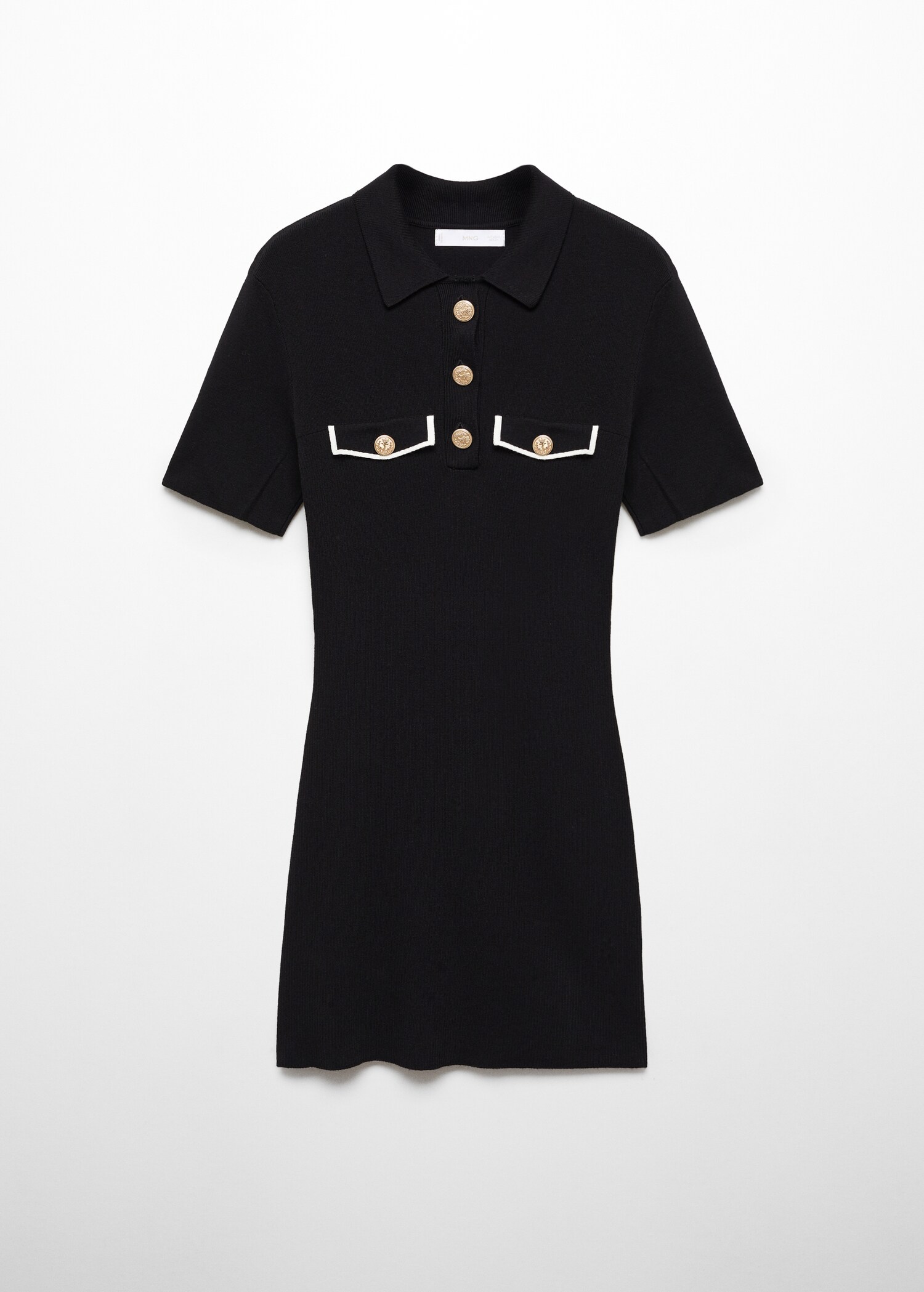 Robe maille col polo - Article sans modèle