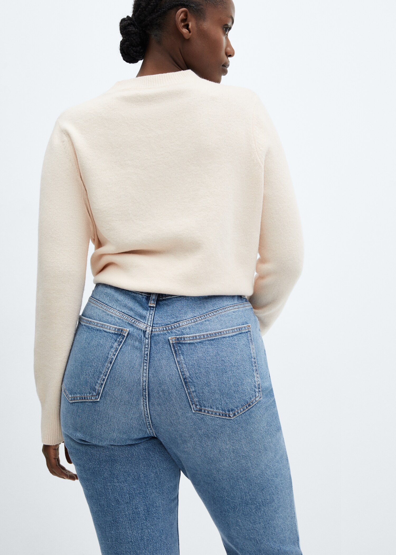 Jeans Newmom confort tiro alto - Detalle del artículo 4