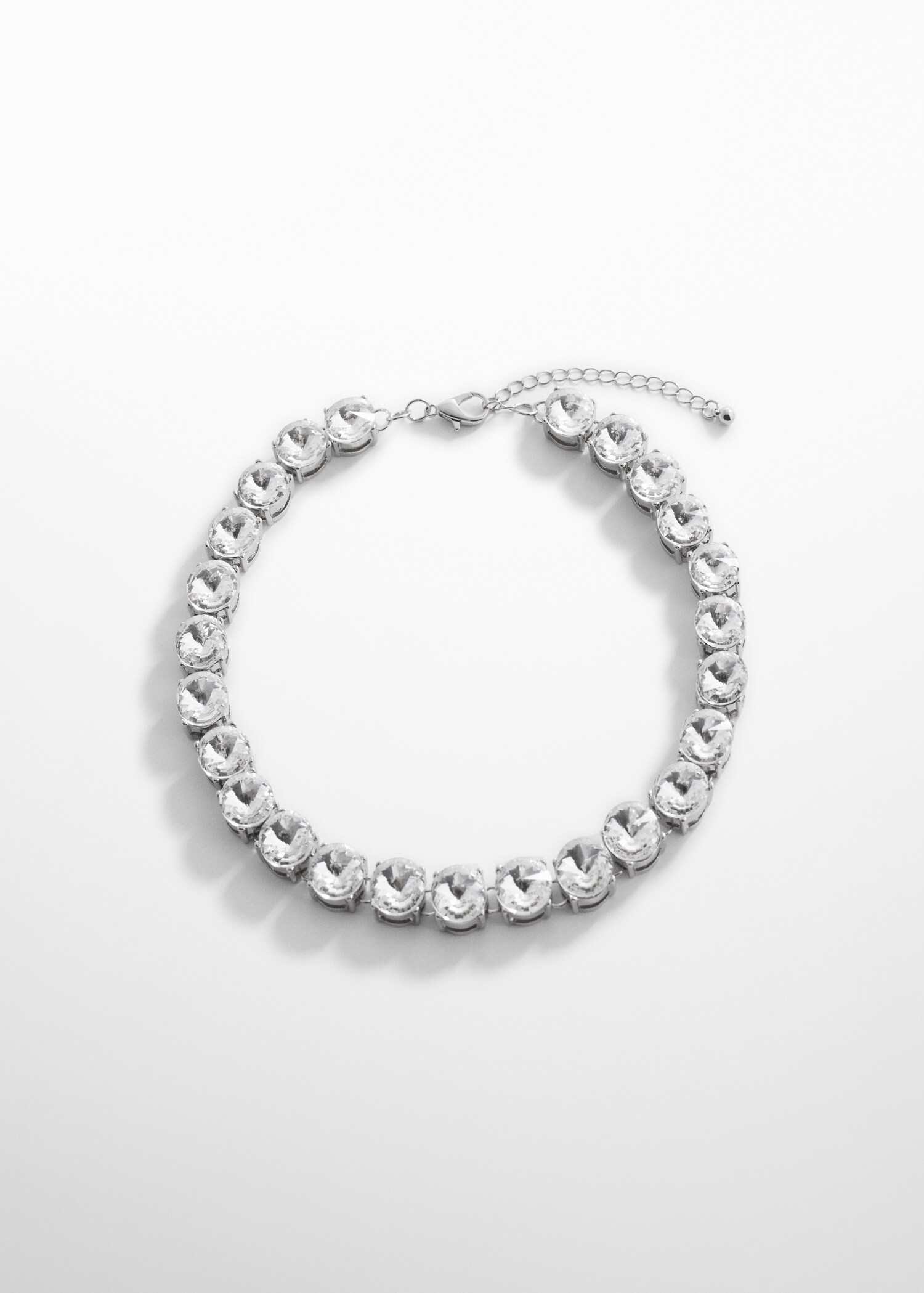 Faceted crystal necklace - Article without model