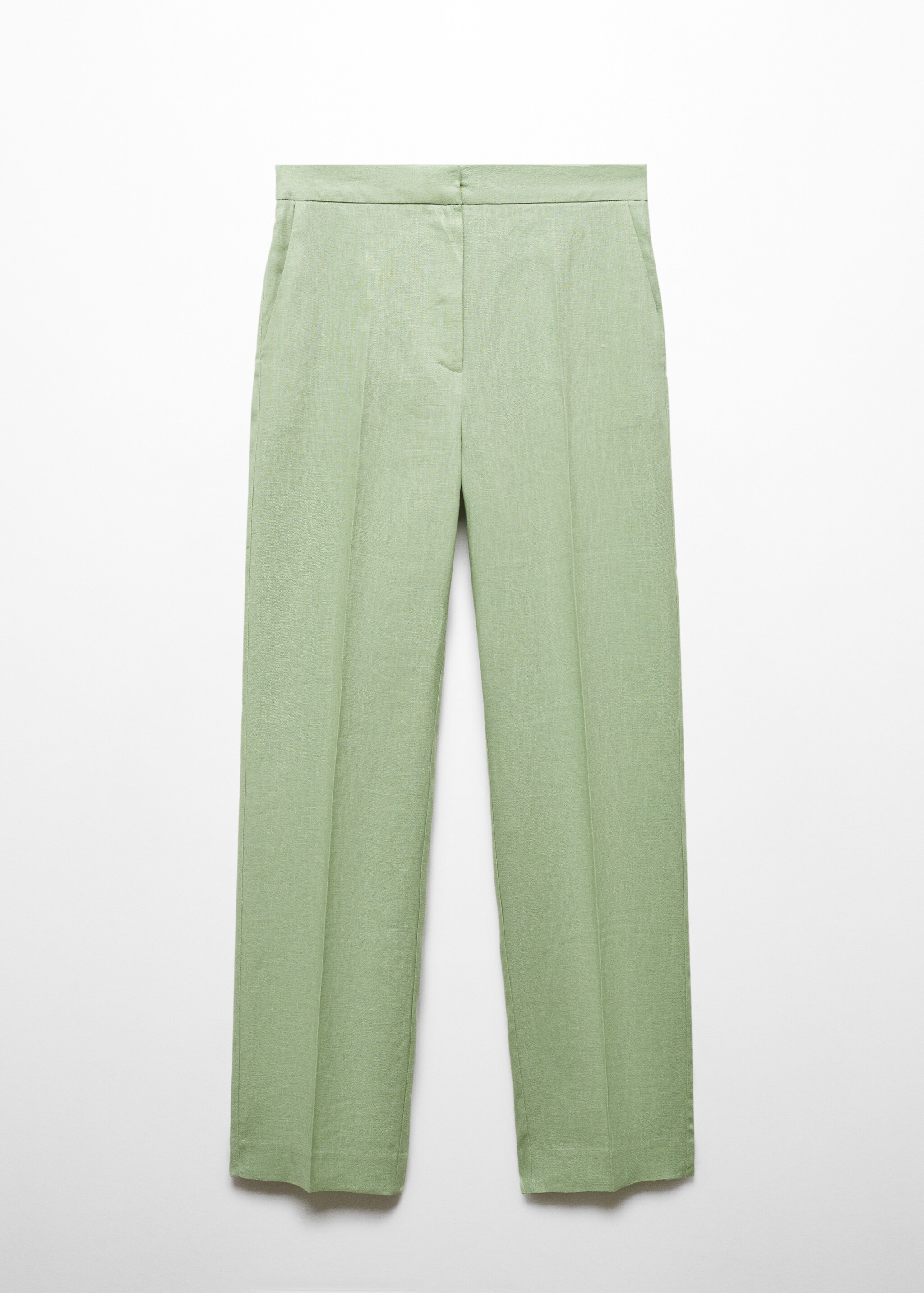 100% linen straight trousers - Article without model