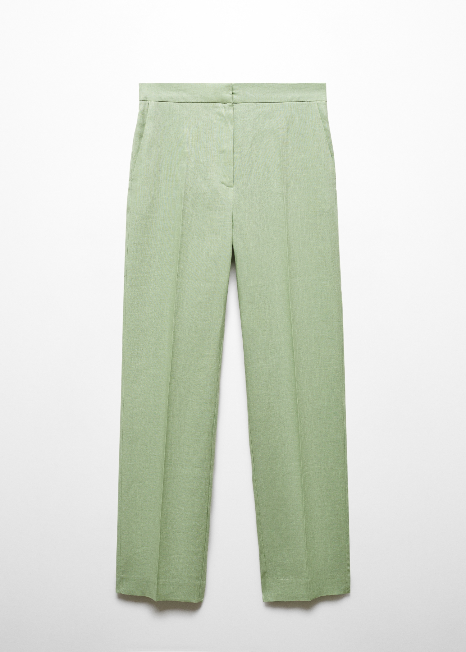 100% linen straight trousers - Article without model