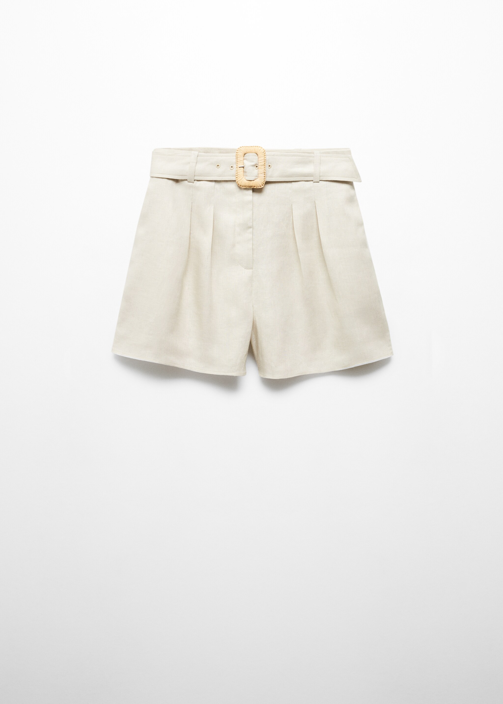 Linen shorts with belt - Article without model